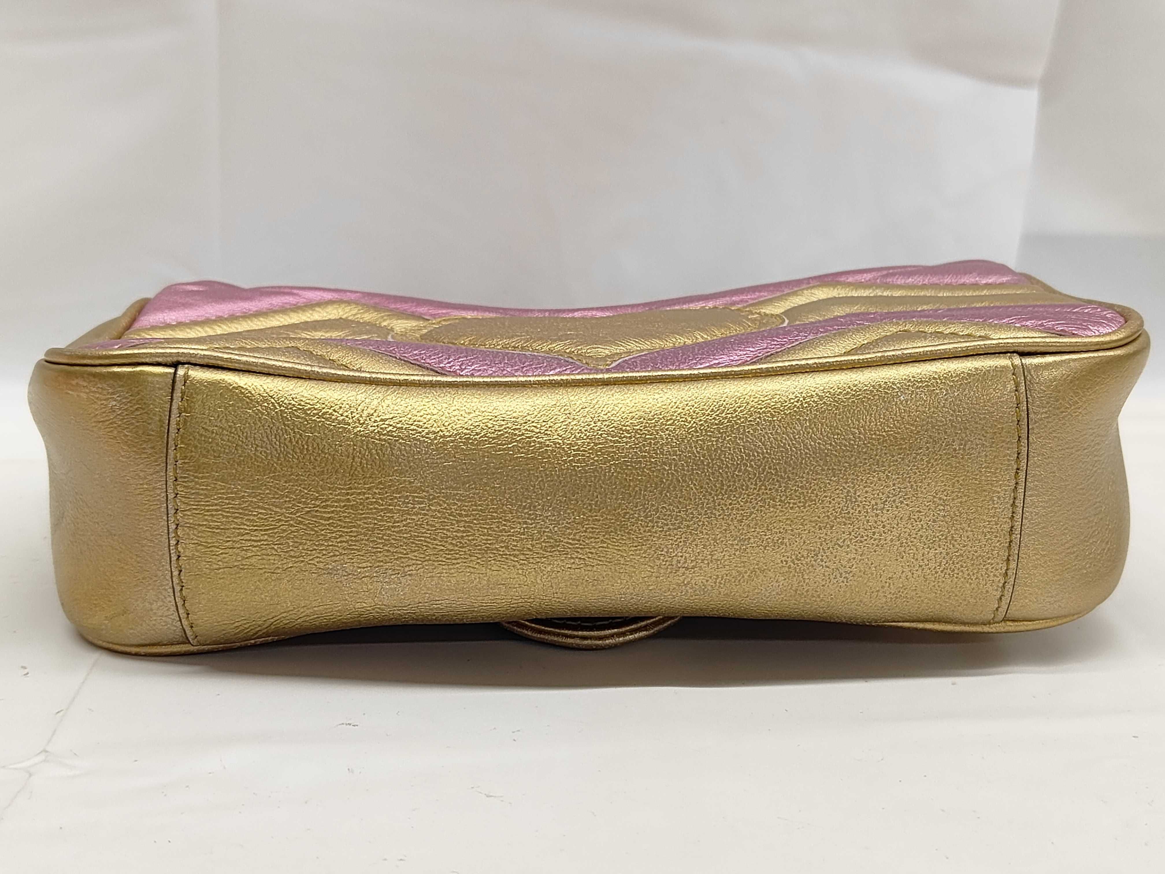 GG Marmont Matelasse Metallic Mini Shoulder Bag — view 10