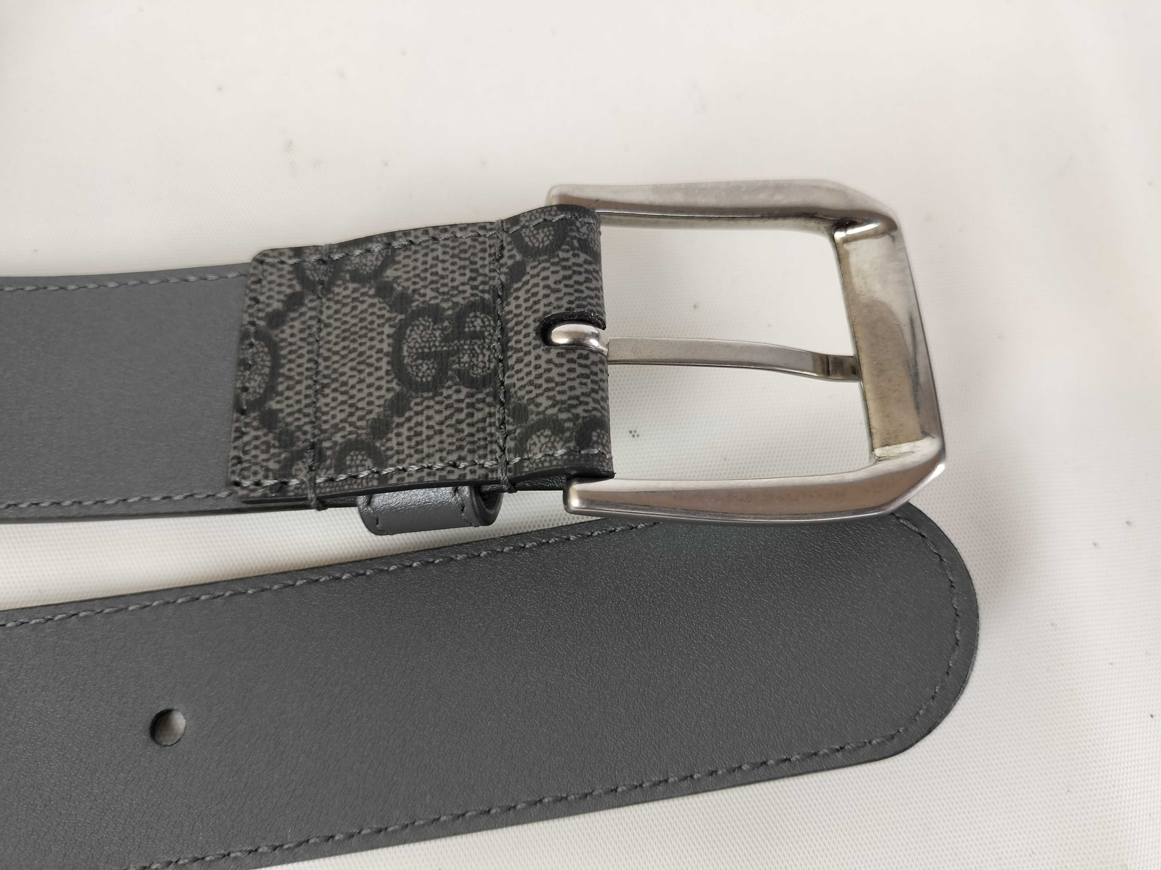 Grey GG Gold Hardware Belt — view 4