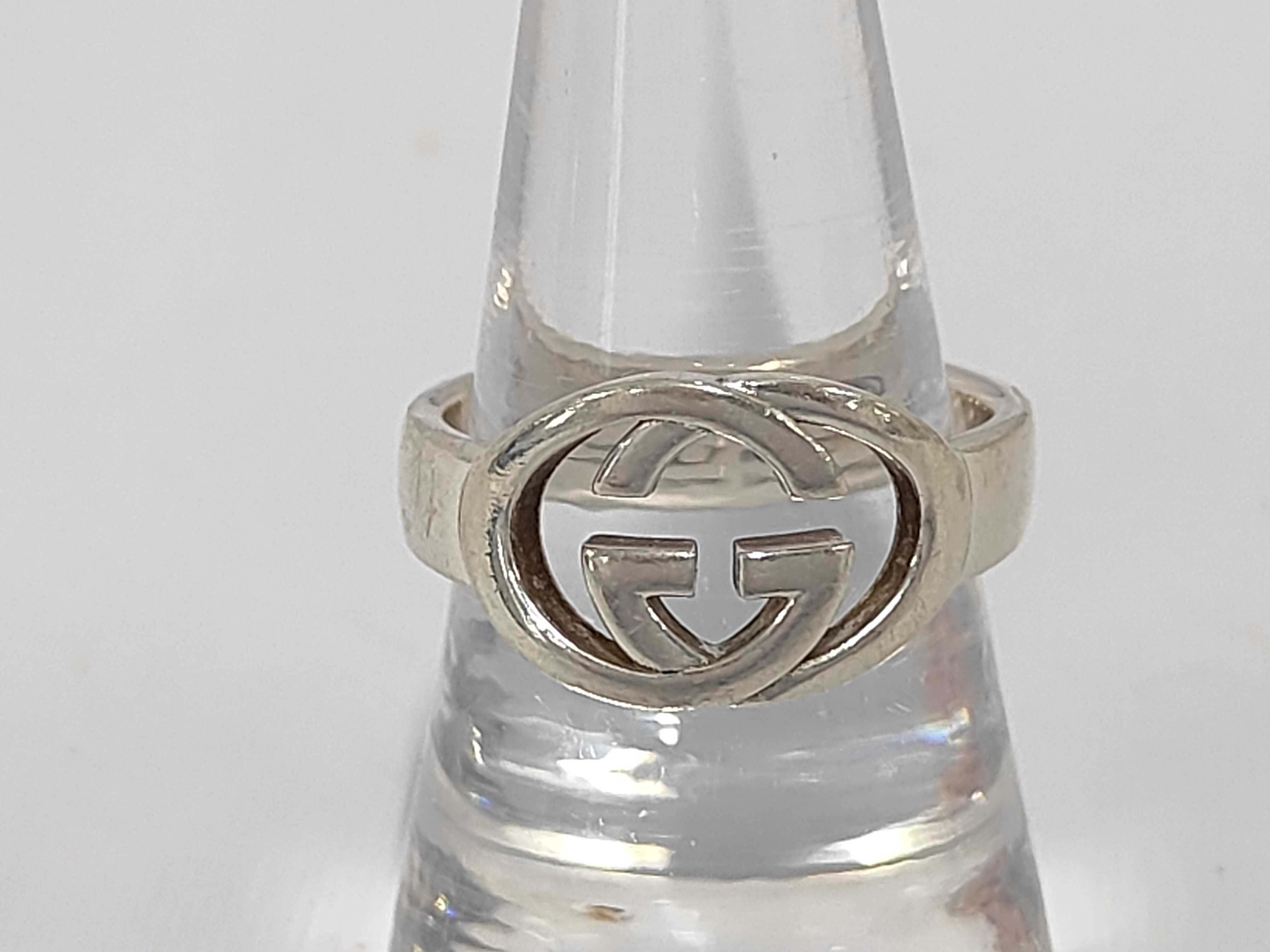 Interlocking G Sterling Silver 925 Ring