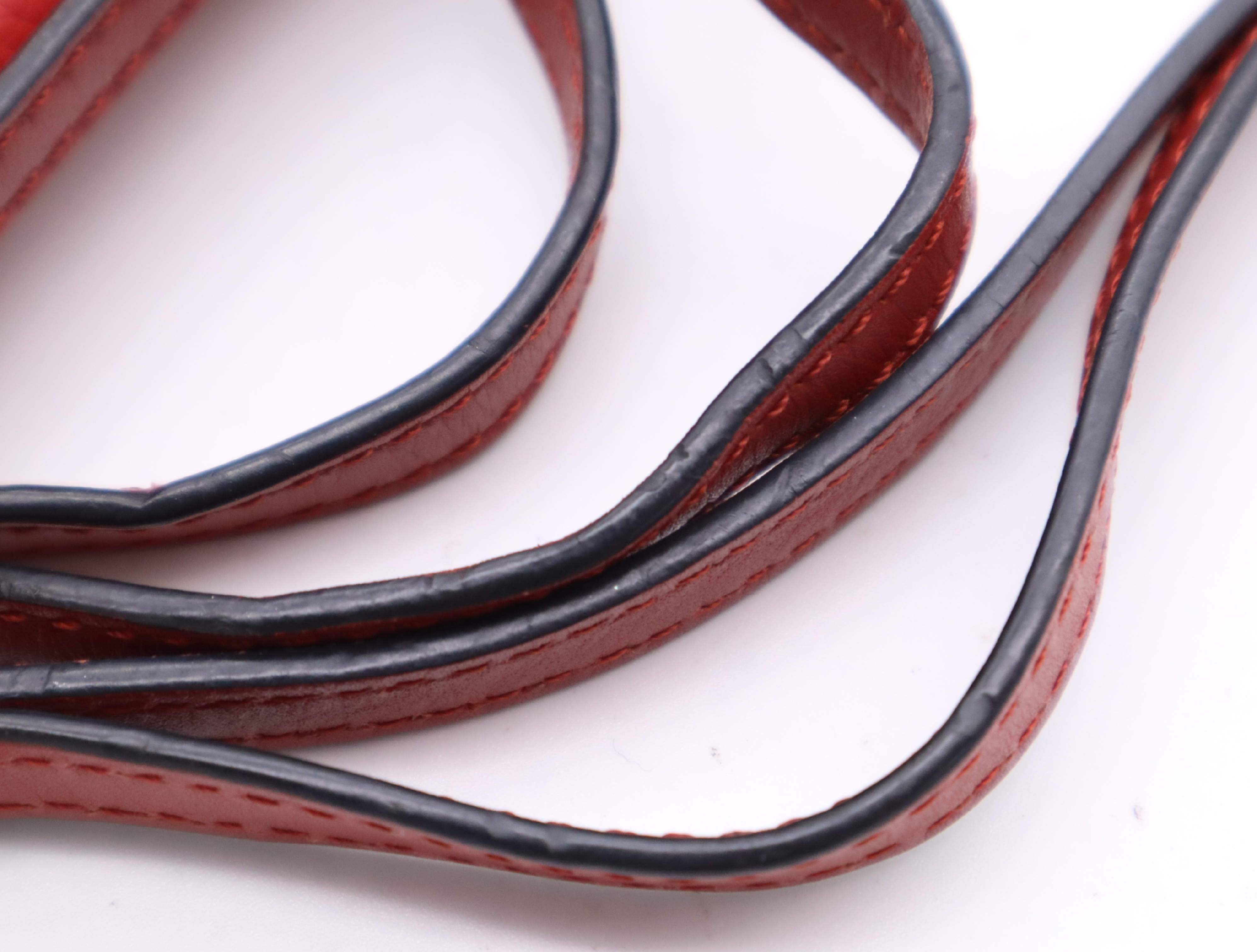 Leather Gate Bag Mini Red Shoulder Bag — view 11