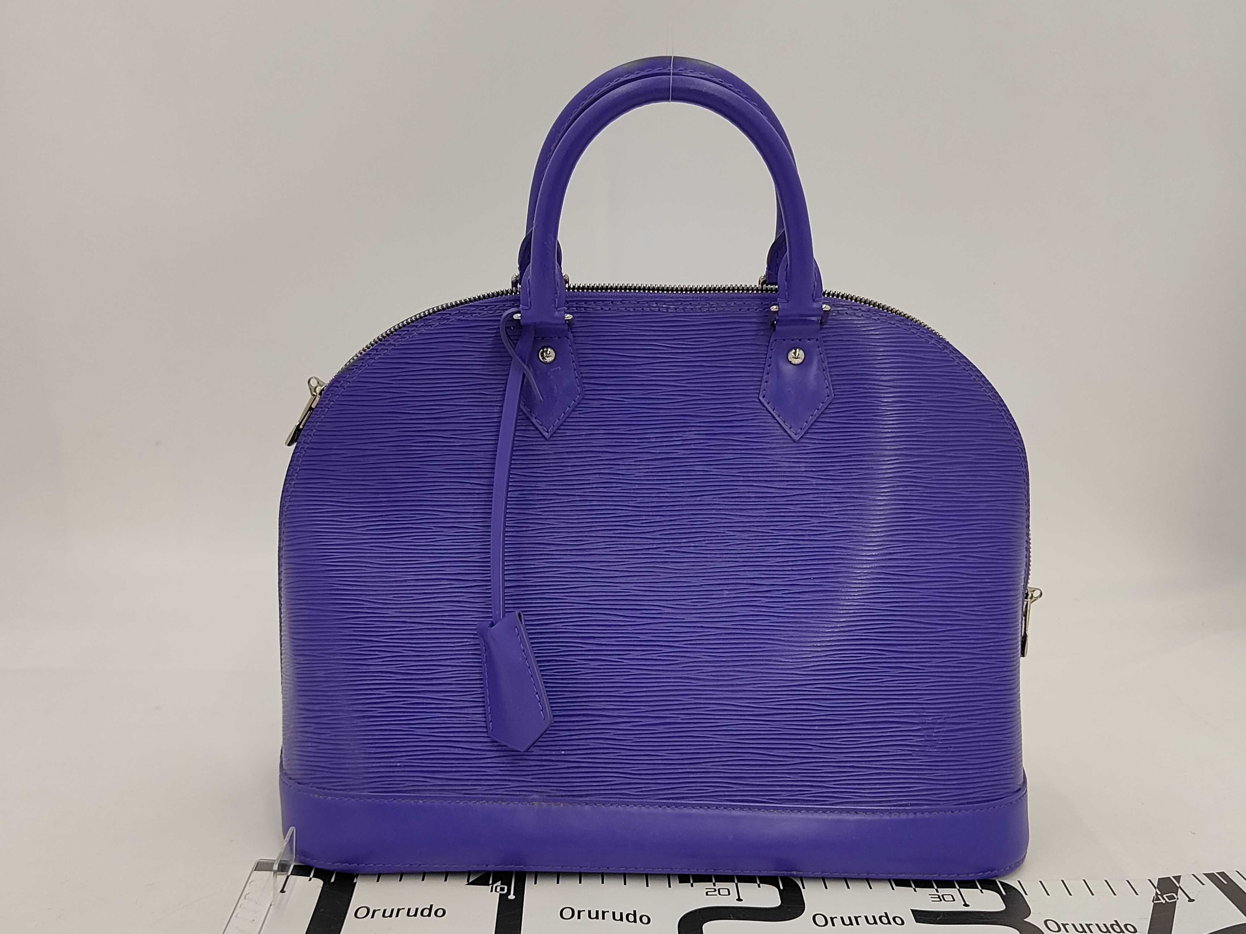 Alma Epi Purple Handbag — view 2