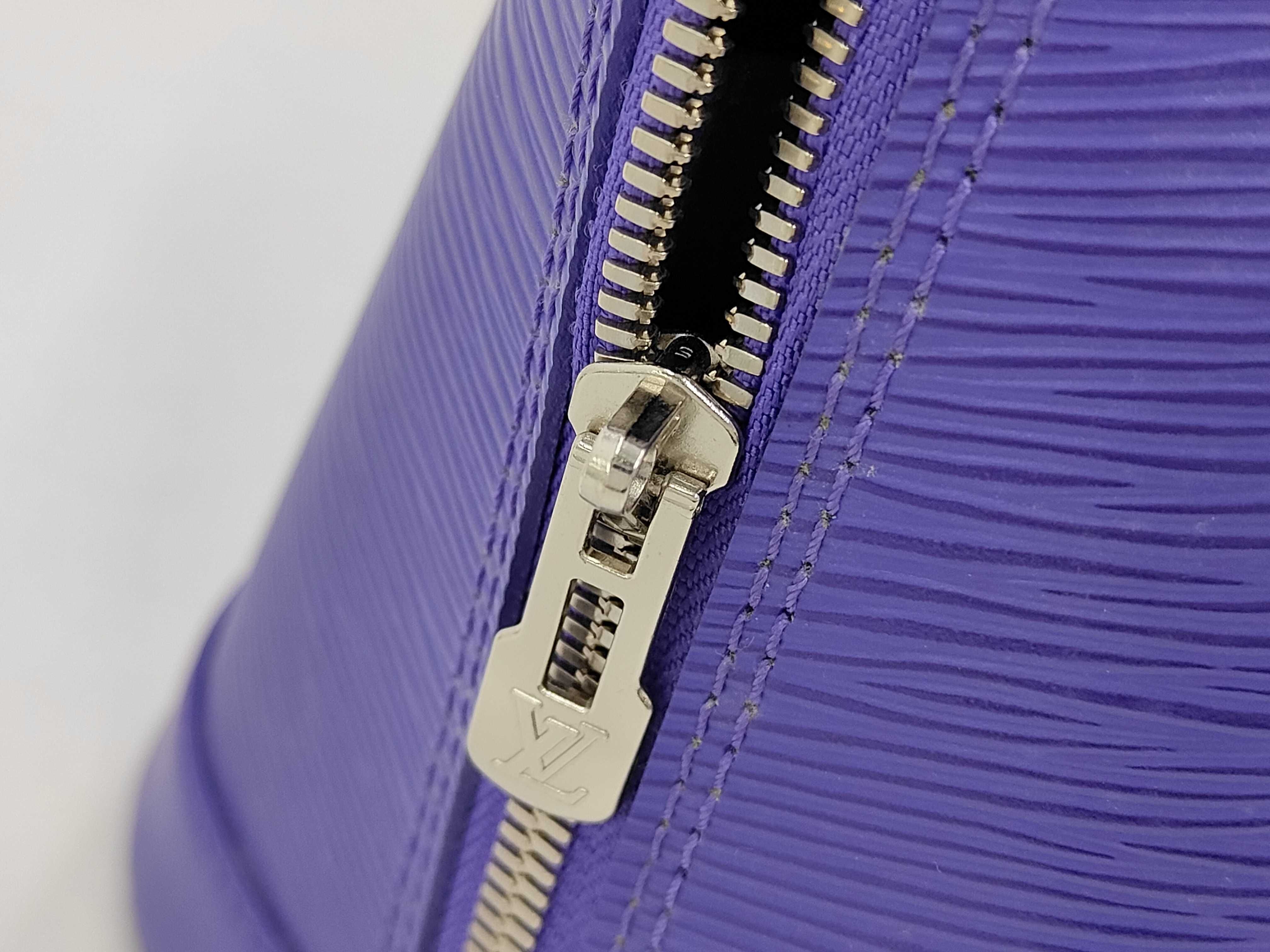 Alma Epi Purple Handbag — view 11