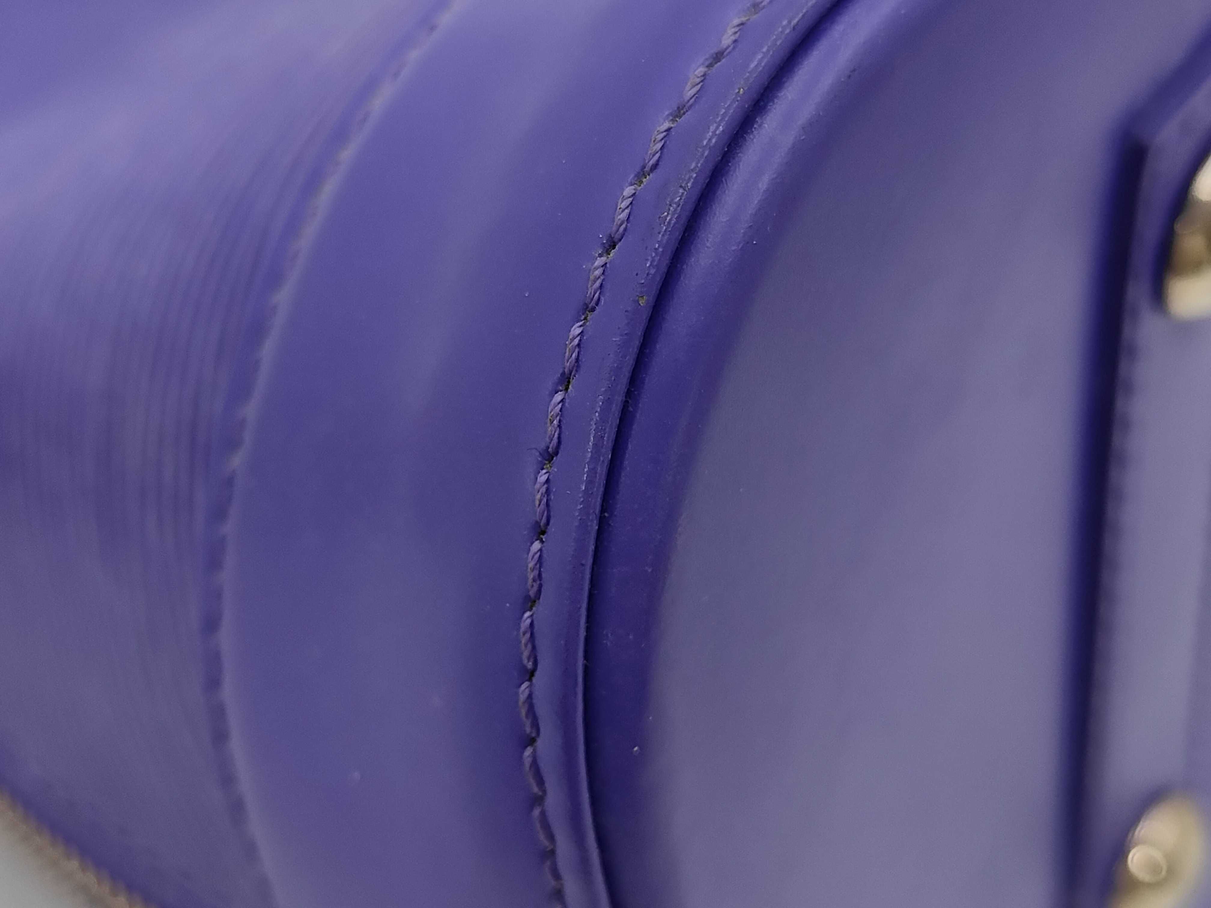 Alma Epi Purple Handbag — view 4