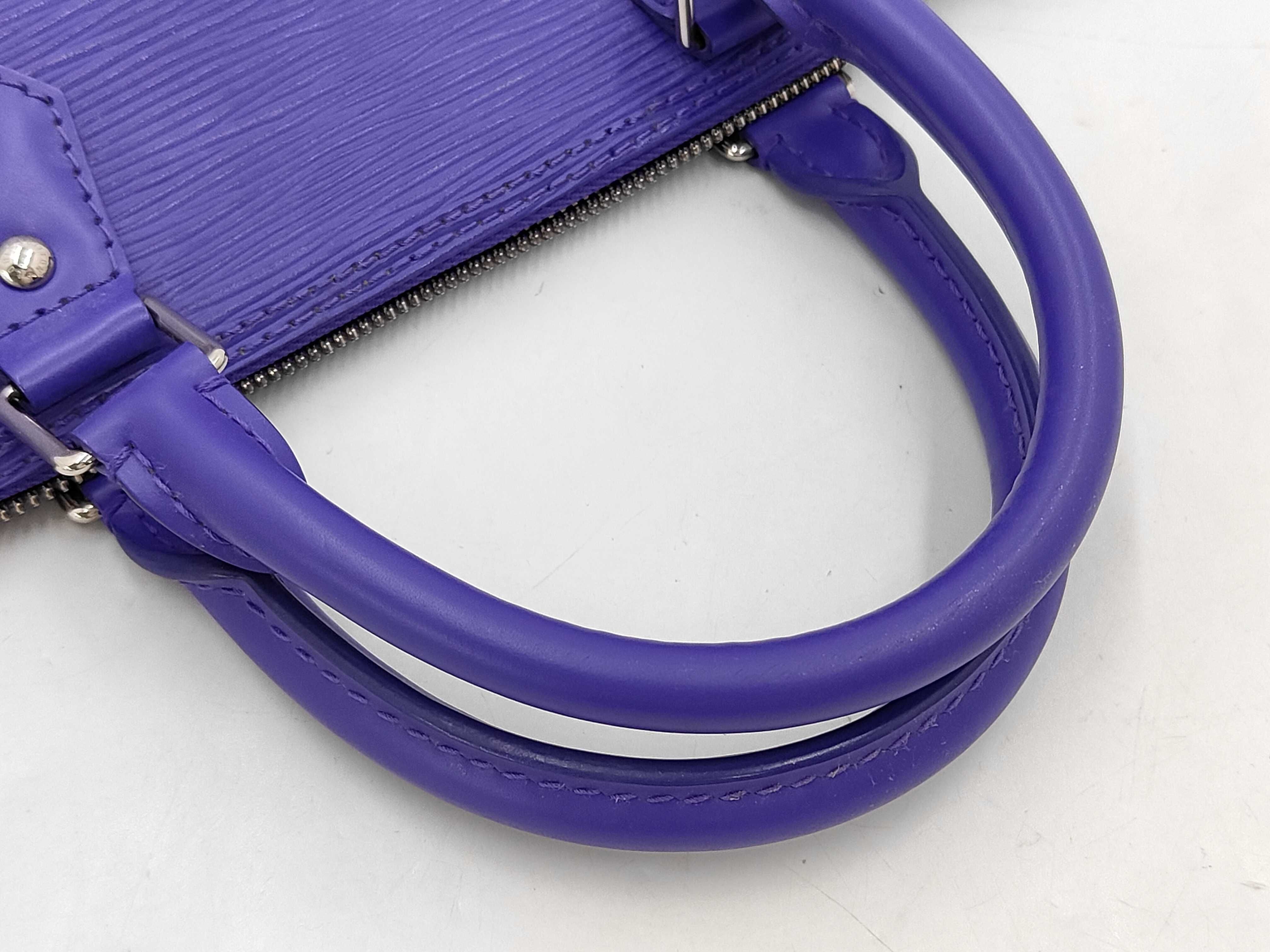 Alma Epi Purple Handbag — view 6