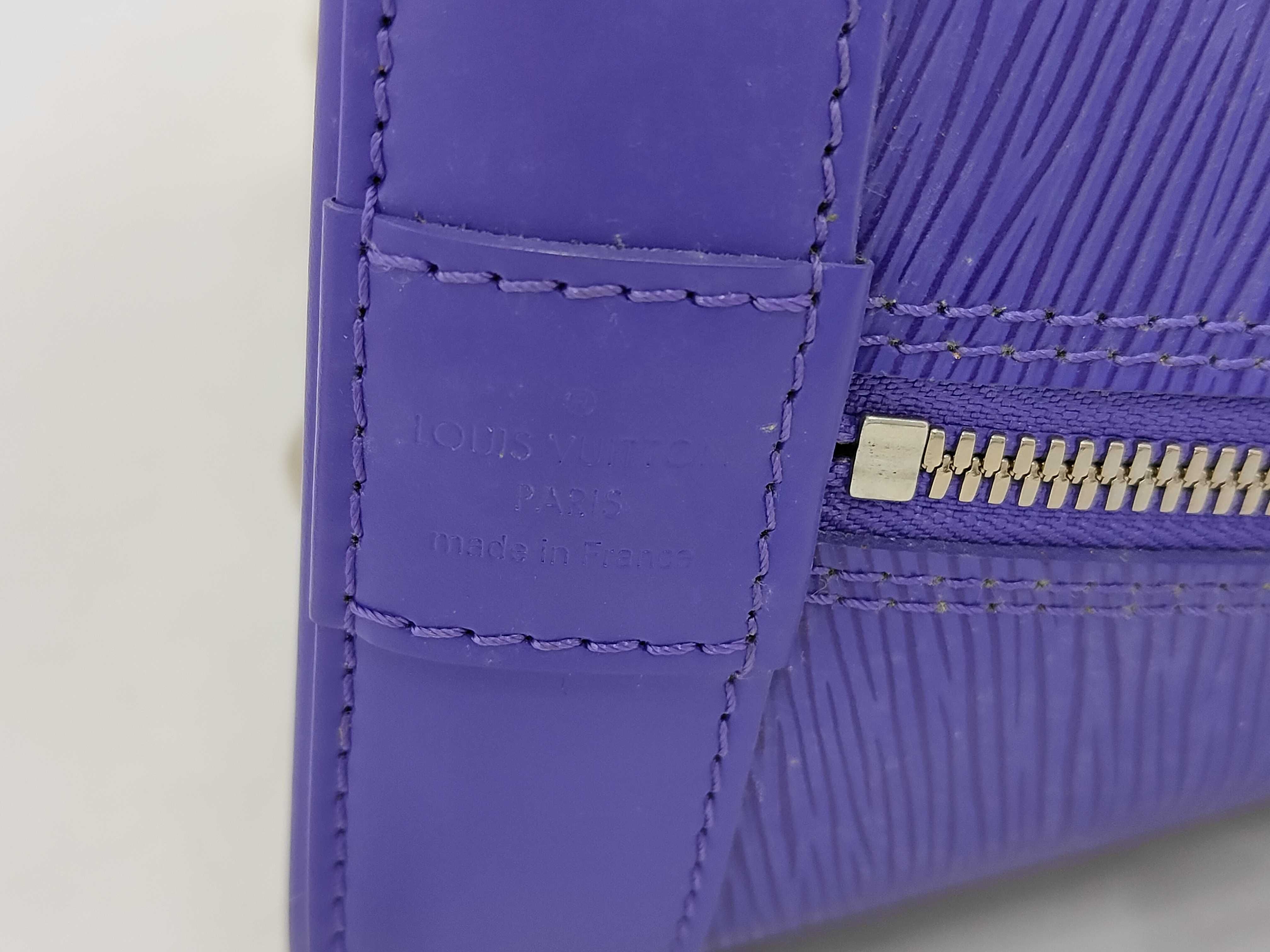 Alma Epi Purple Handbag — view 10