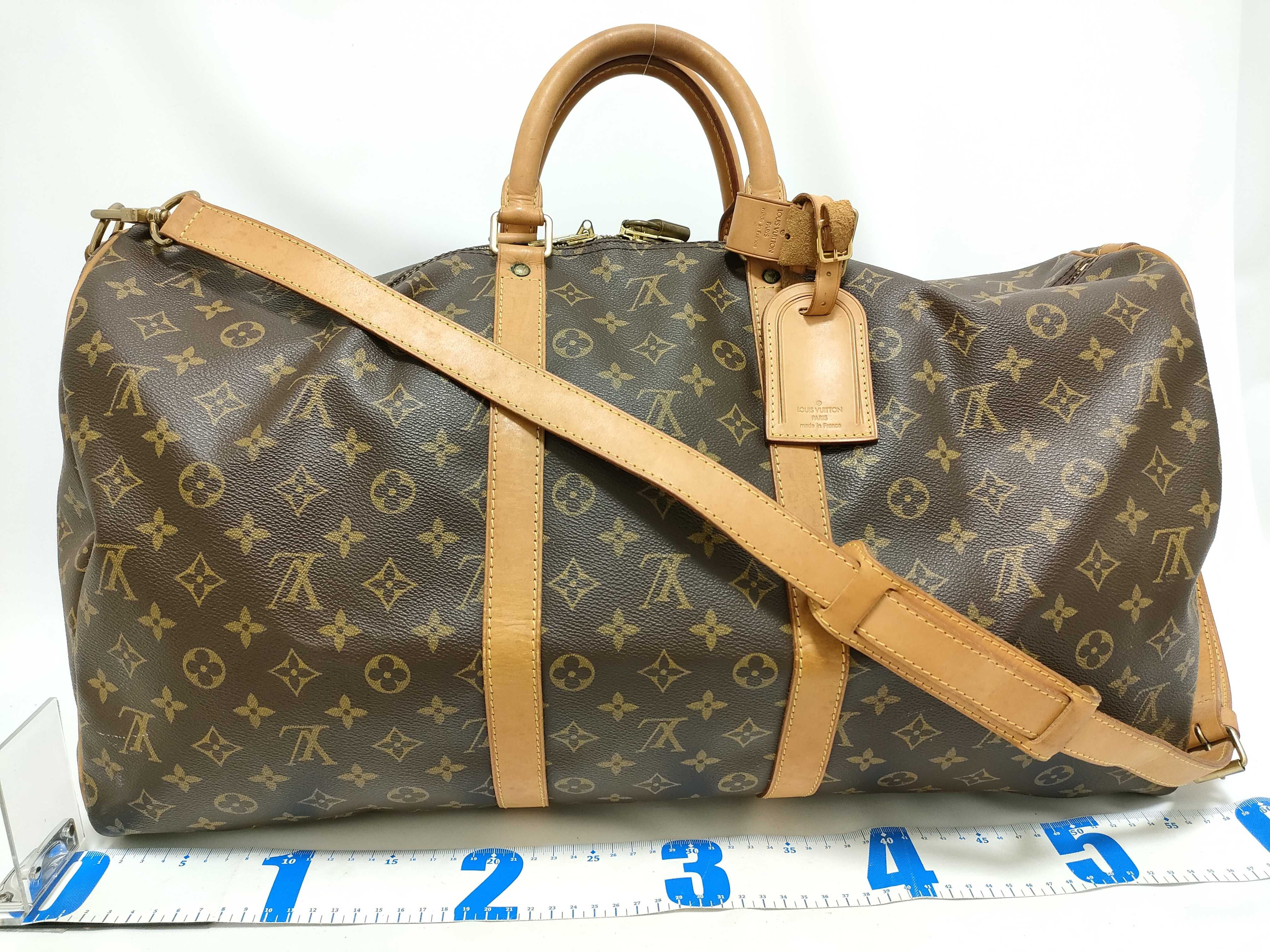 Monogram Keepall Bandoulière 55 M41414 TH1914 Brown Boston Bag — view 2