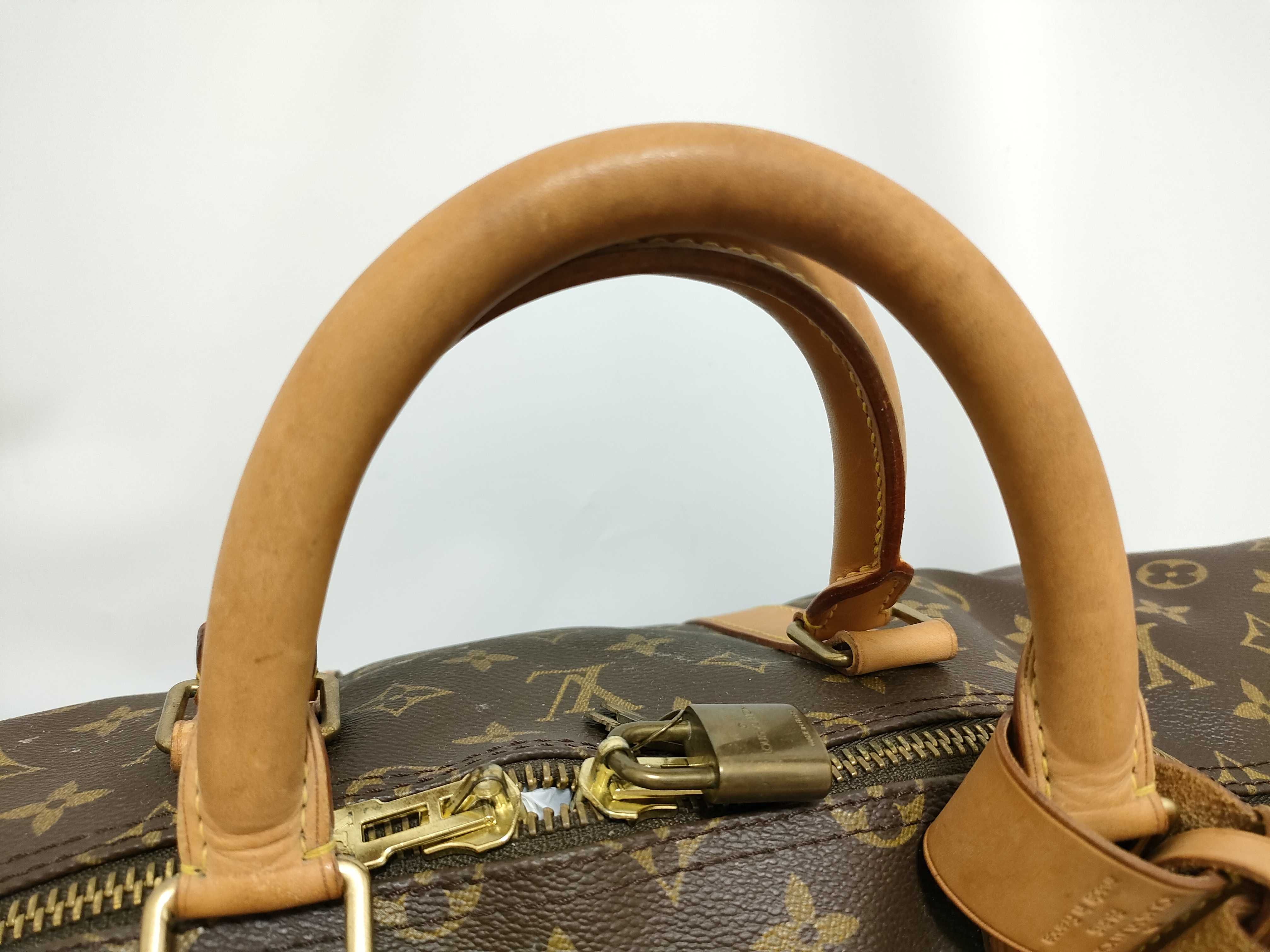 Monogram Keepall Bandoulière 55 M41414 TH1914 Brown Boston Bag — view 3