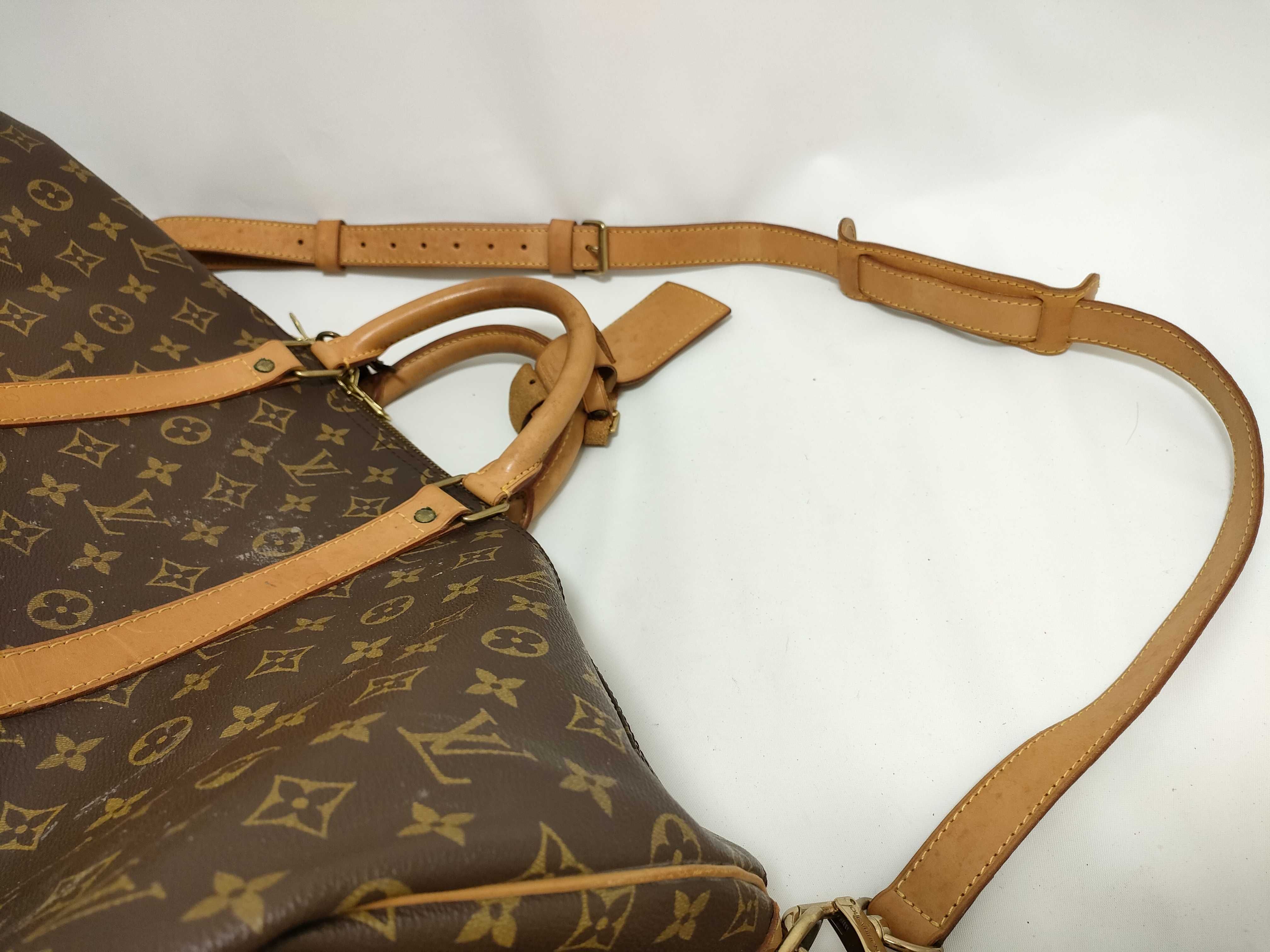 Monogram Keepall Bandoulière 55 M41414 TH1914 Brown Boston Bag — view 6