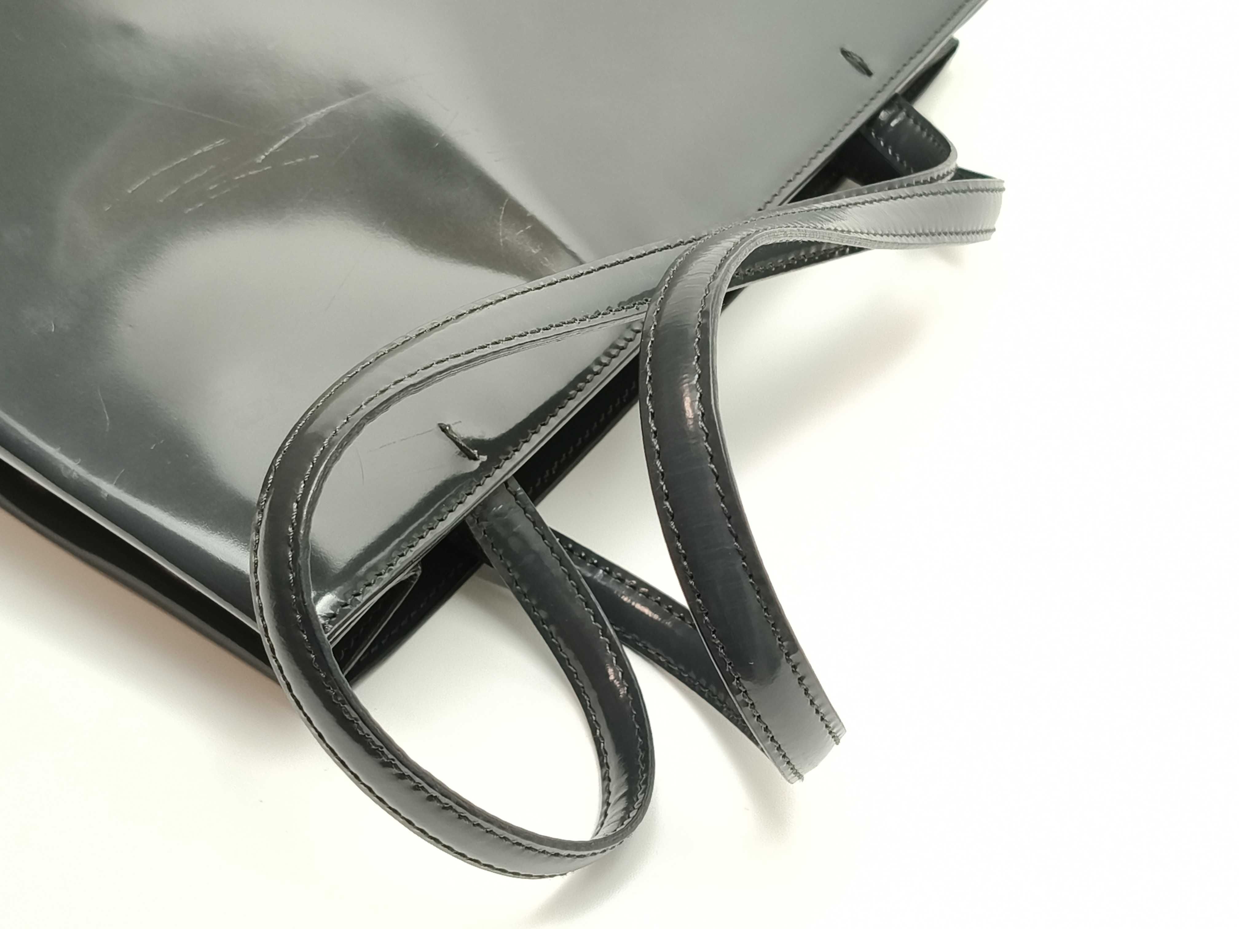 Vintage Leather Shoulder Bag Tote Bag — view 3