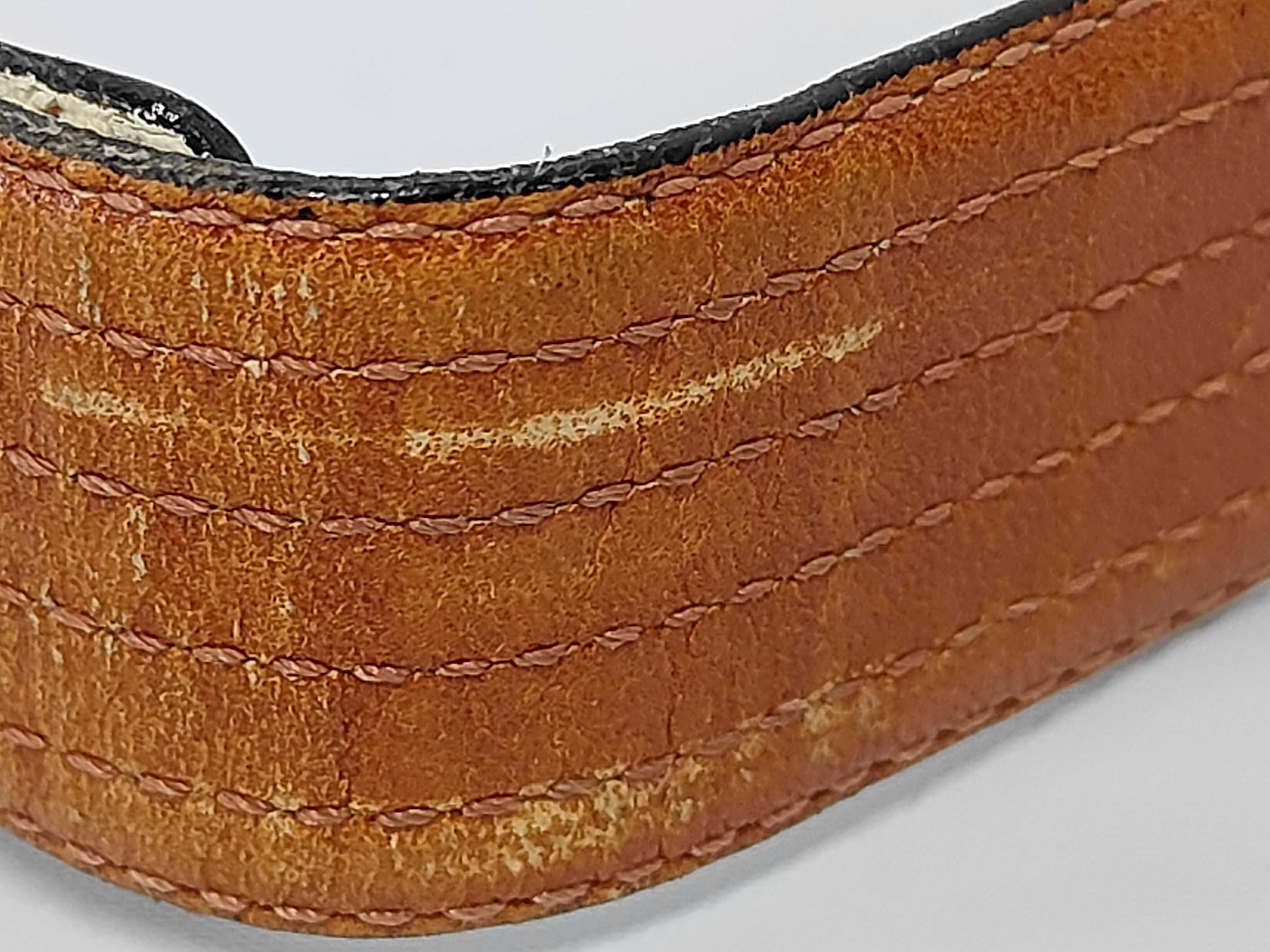 Christian Dior CD logo buckle leather belt — view 6