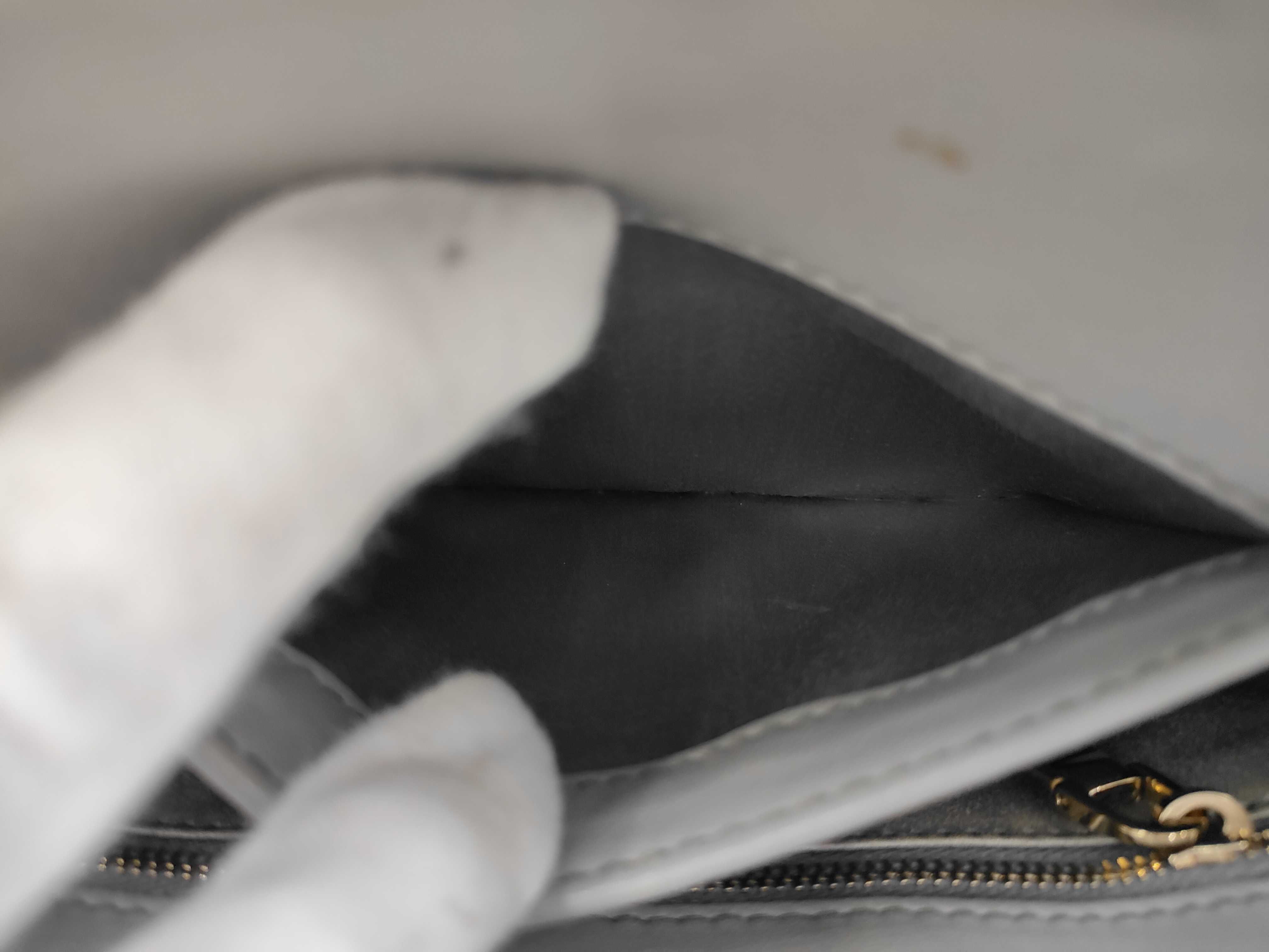 Matelassé Shoulder Bag, Gray — view 10