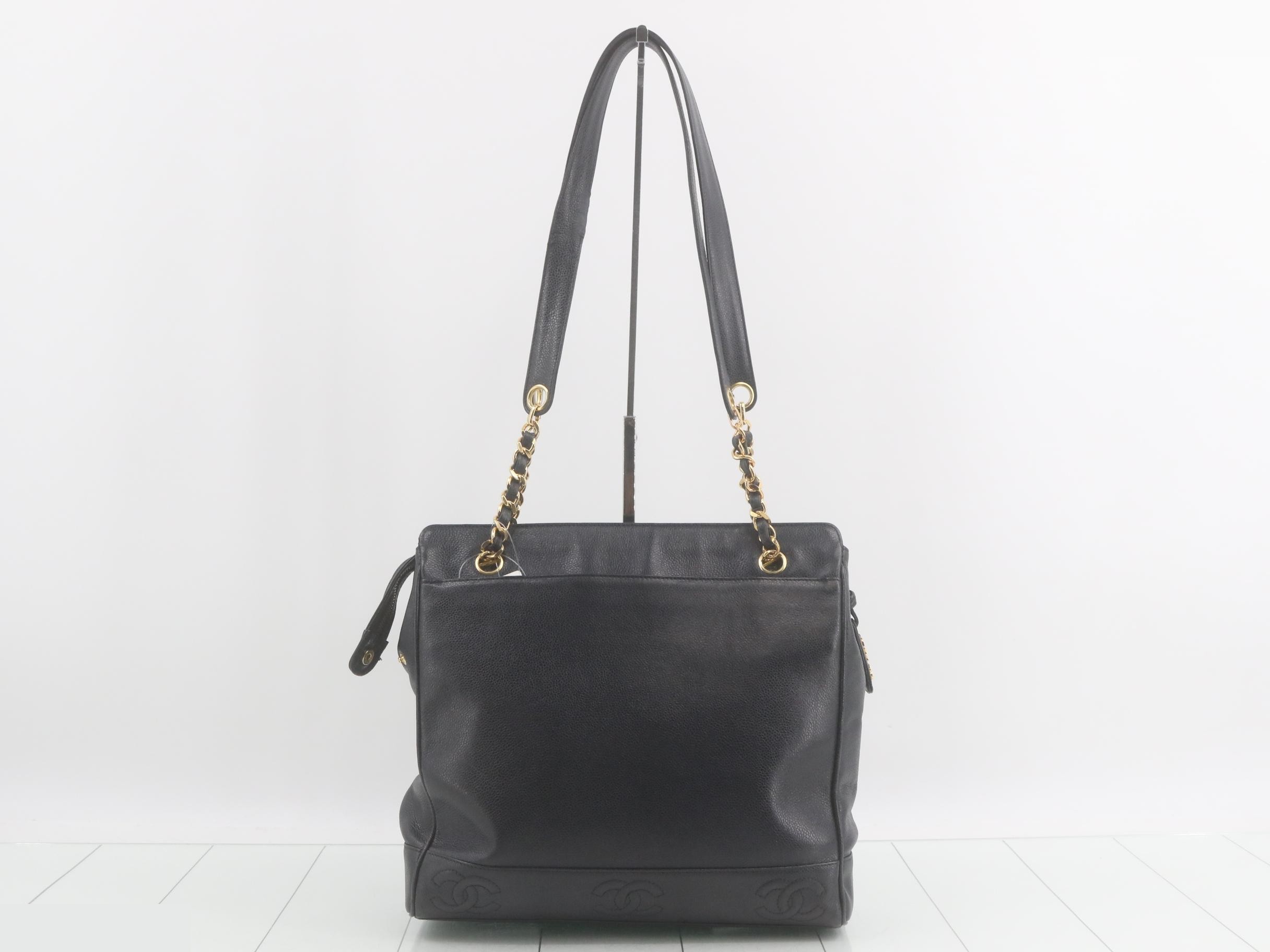 Caviar Triple Coco Shoulder Bag Seal — view 2