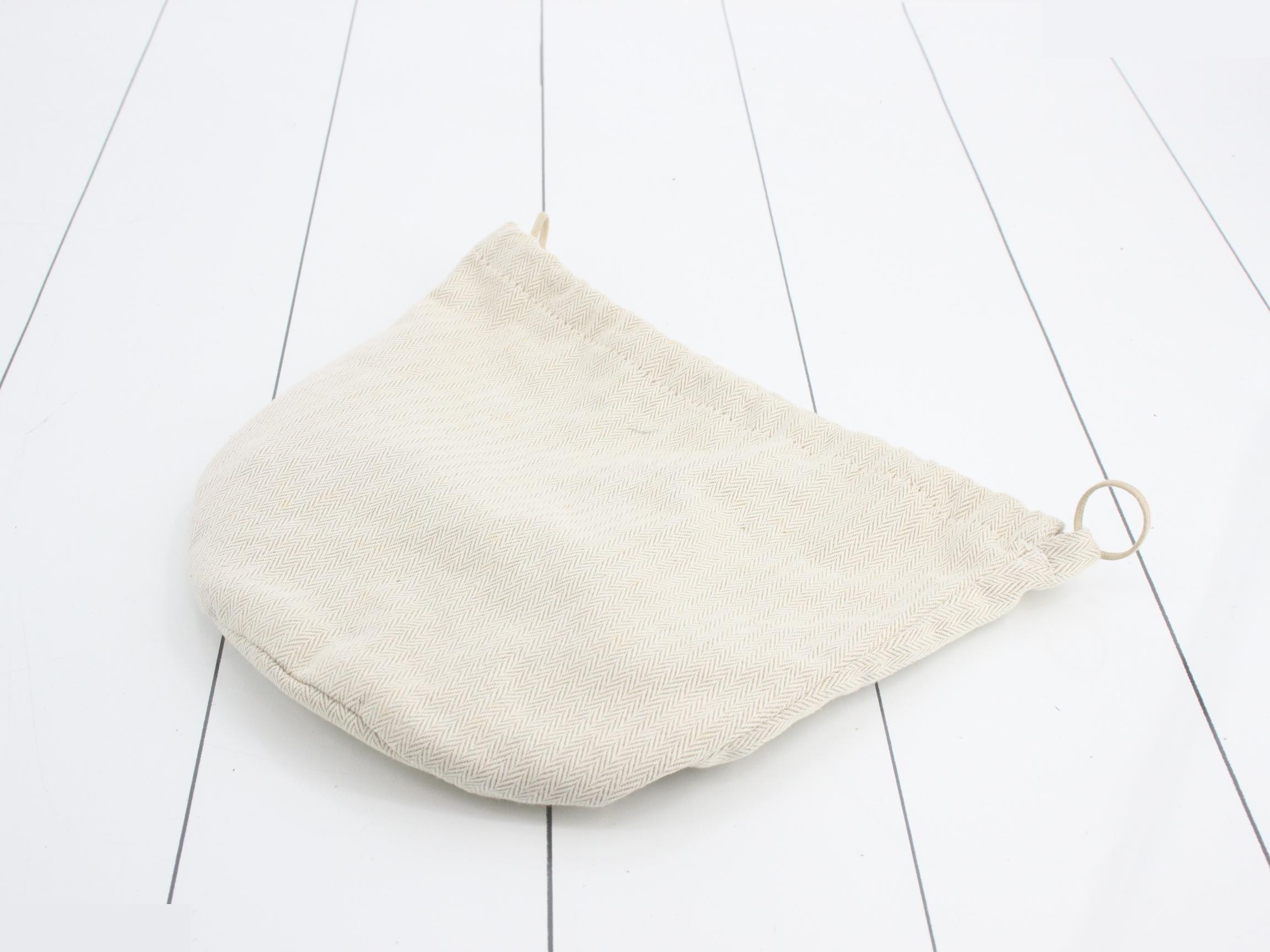 Manjoir PM Taurillon Etoupe, I stamp, with pouch. — view 7