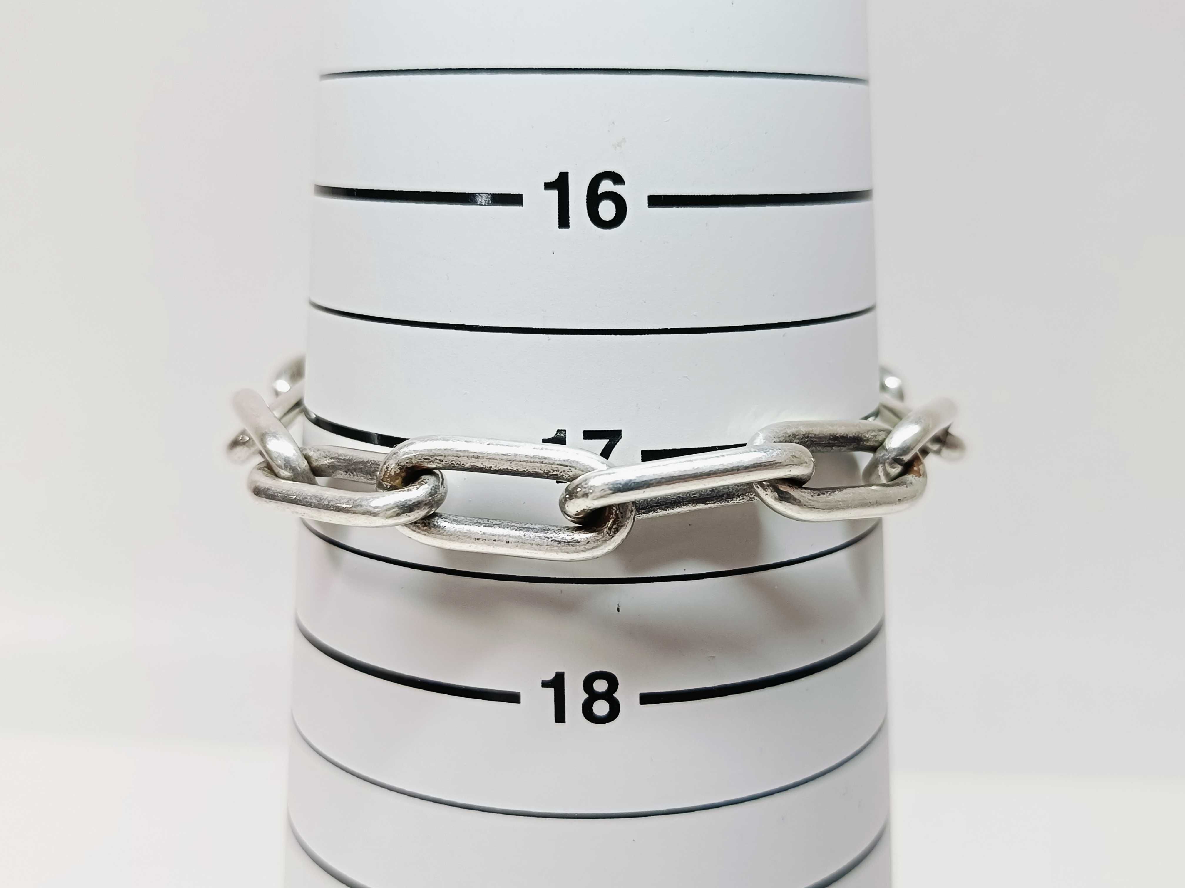 Chain Bracelet, Silver, Size L (Bracelet/Bangle) — view 5