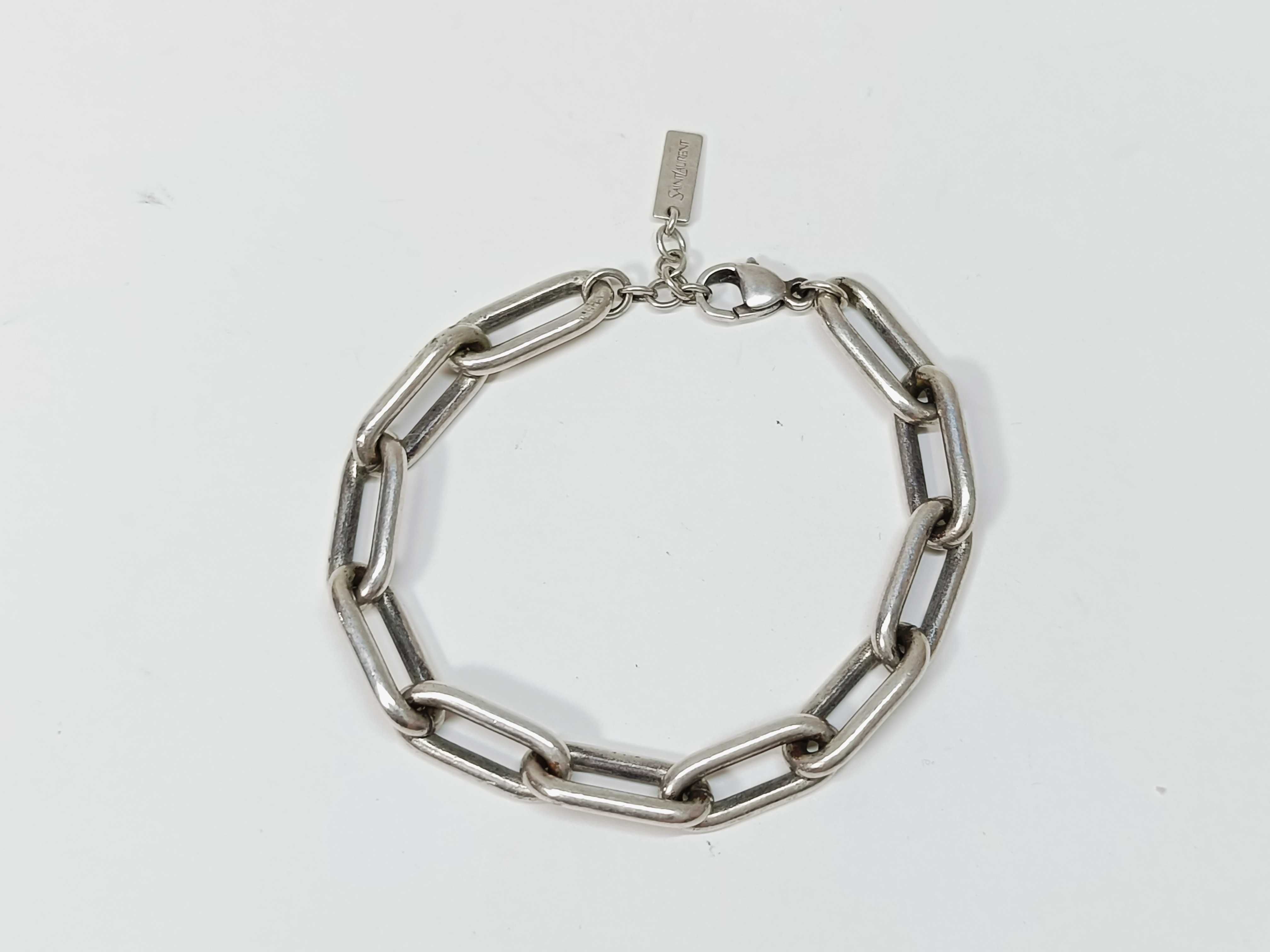 Chain Bracelet, Silver, Size L (Bracelet/Bangle) — view 6