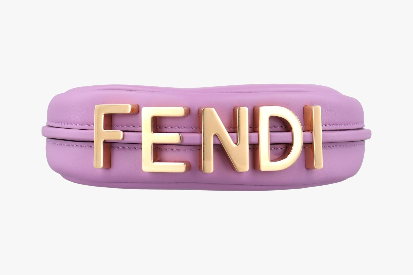 Nano FendiGraphy Leather Purple — view 3
