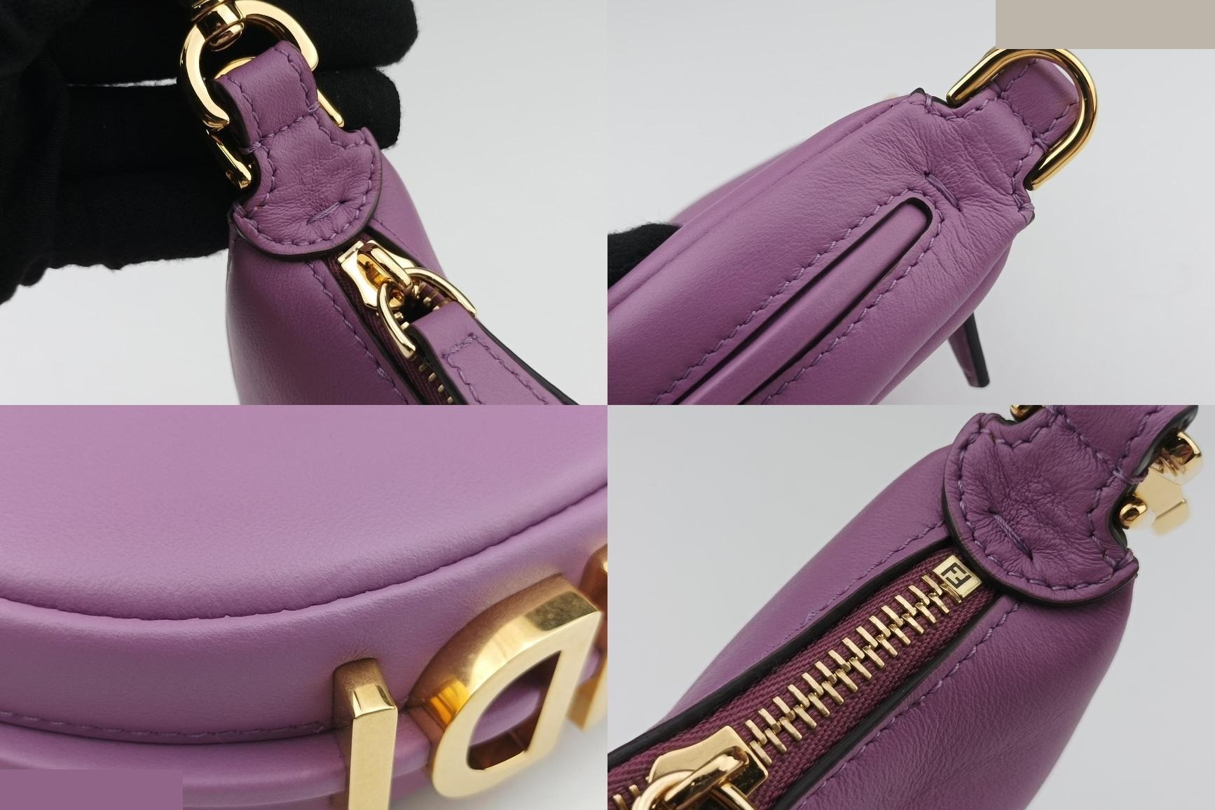 Nano FendiGraphy Leather Purple — view 9