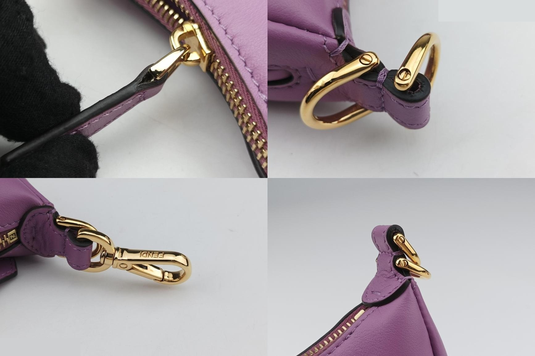 Nano FendiGraphy Leather Purple — view 10