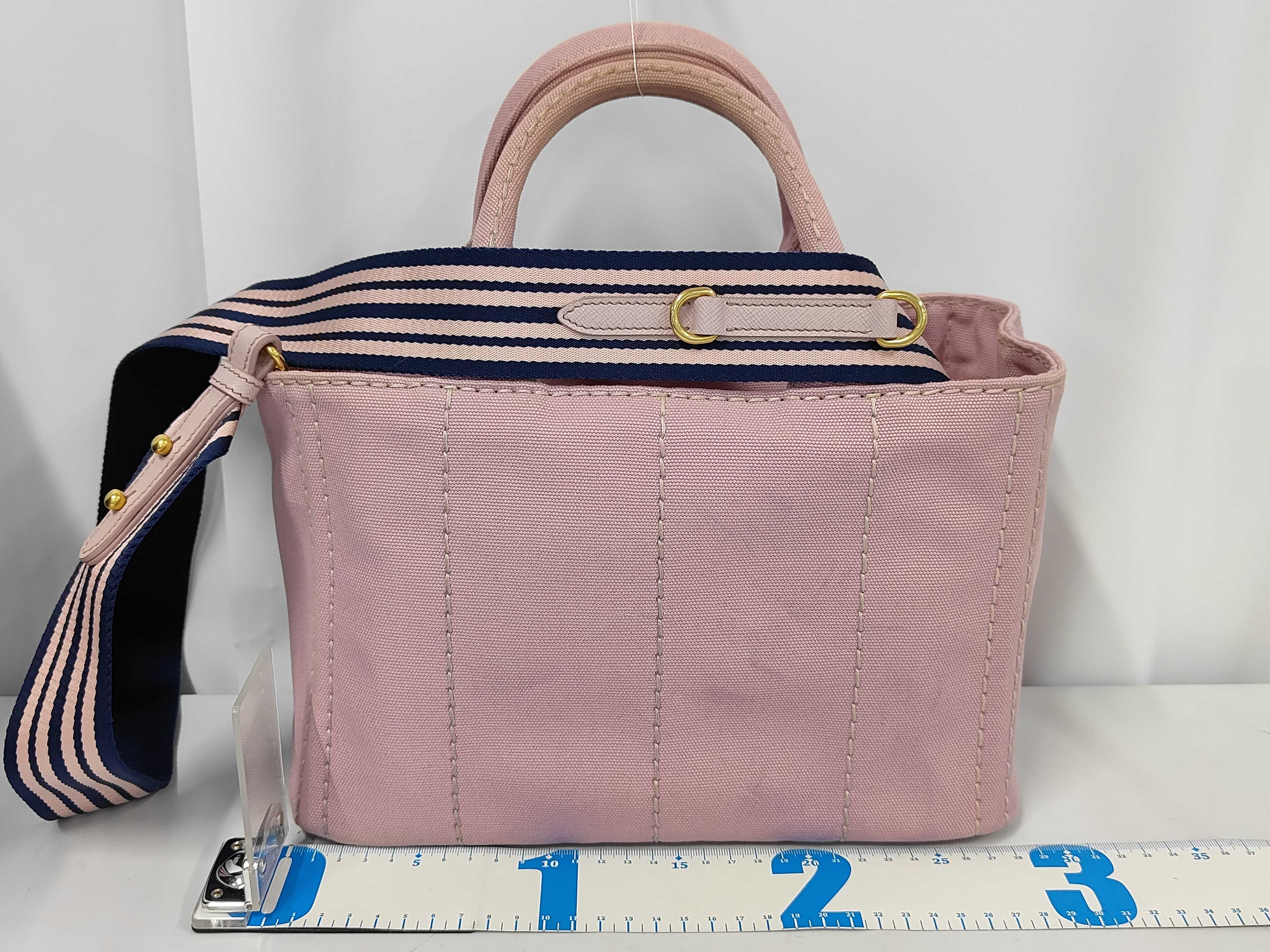 Canapa Canvas 2-Way Handbag Pink 1BG439 Handbag — view 2