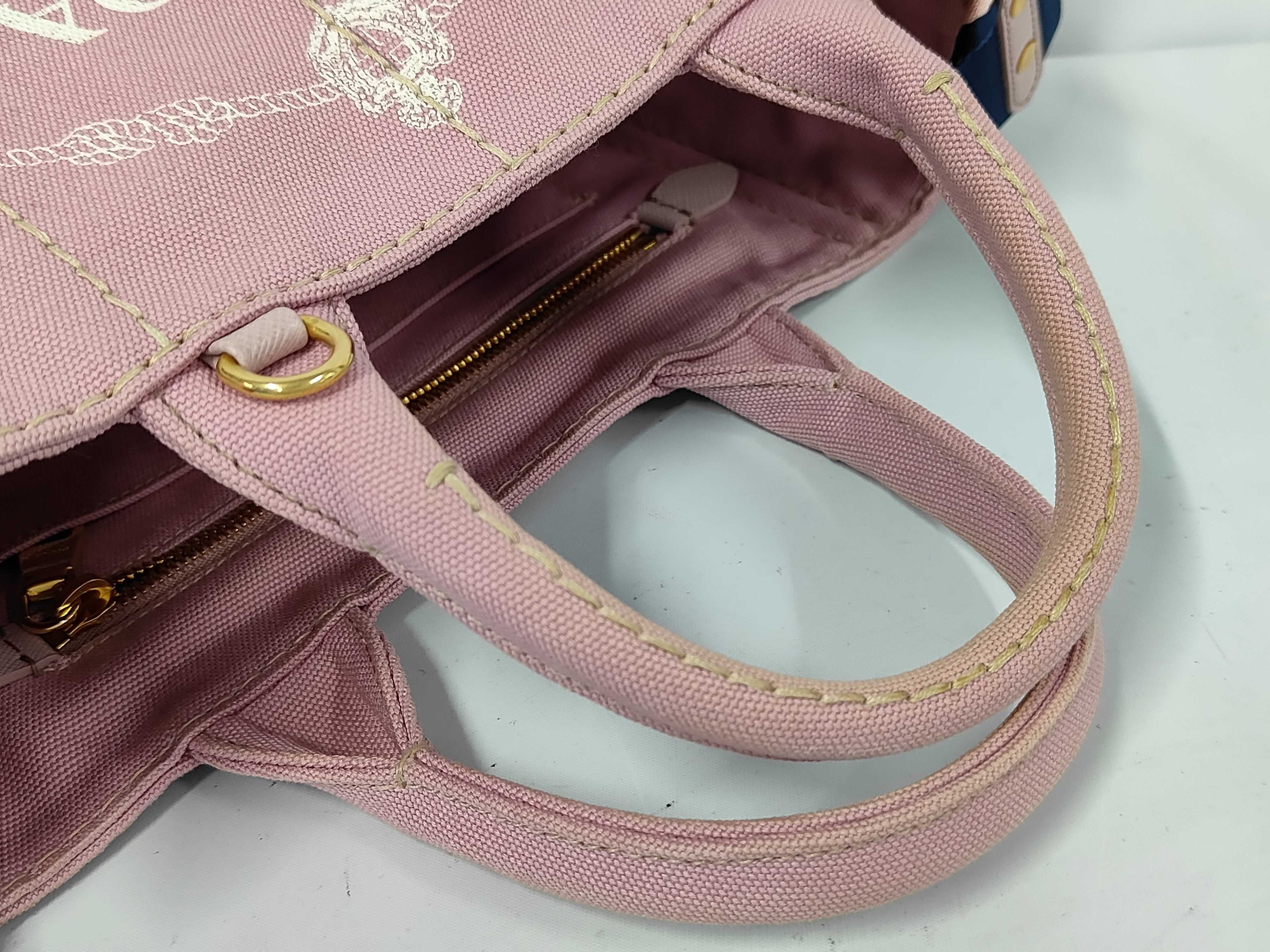 Canapa Canvas 2-Way Handbag Pink 1BG439 Handbag — view 3