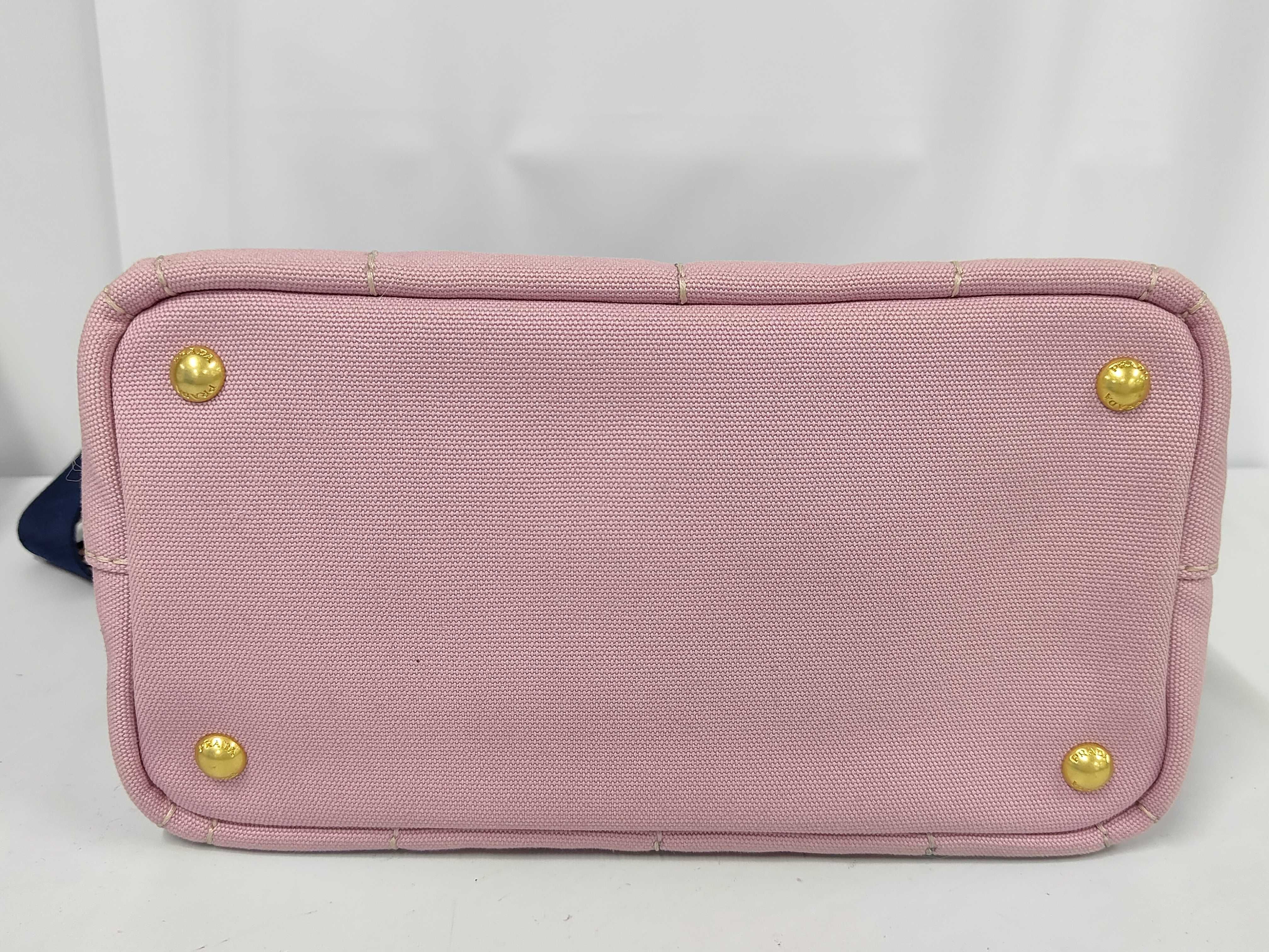 Canapa Canvas 2-Way Handbag Pink 1BG439 Handbag — view 7