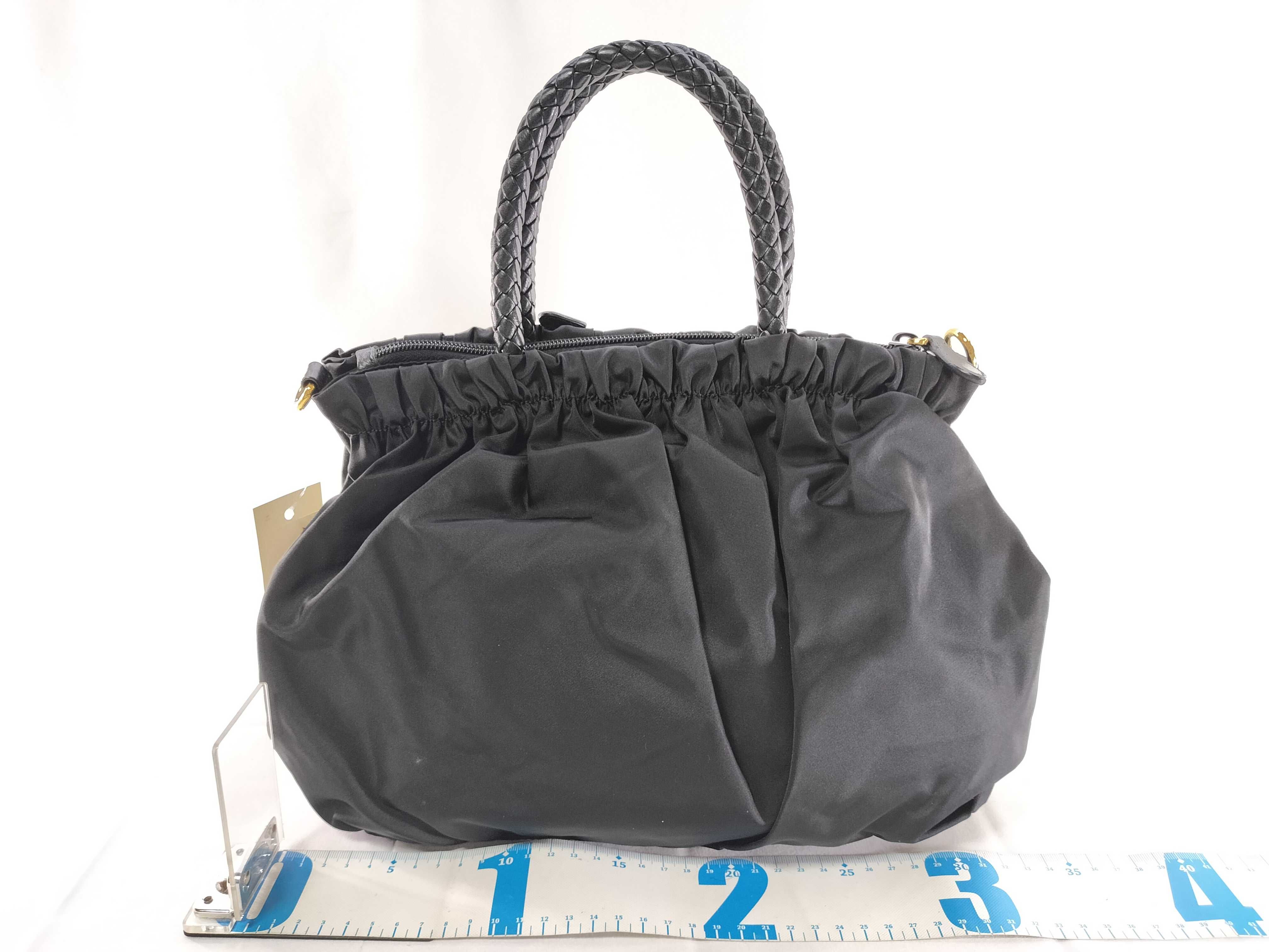 Nylon x Leather 2-Way Tote Bag — view 2
