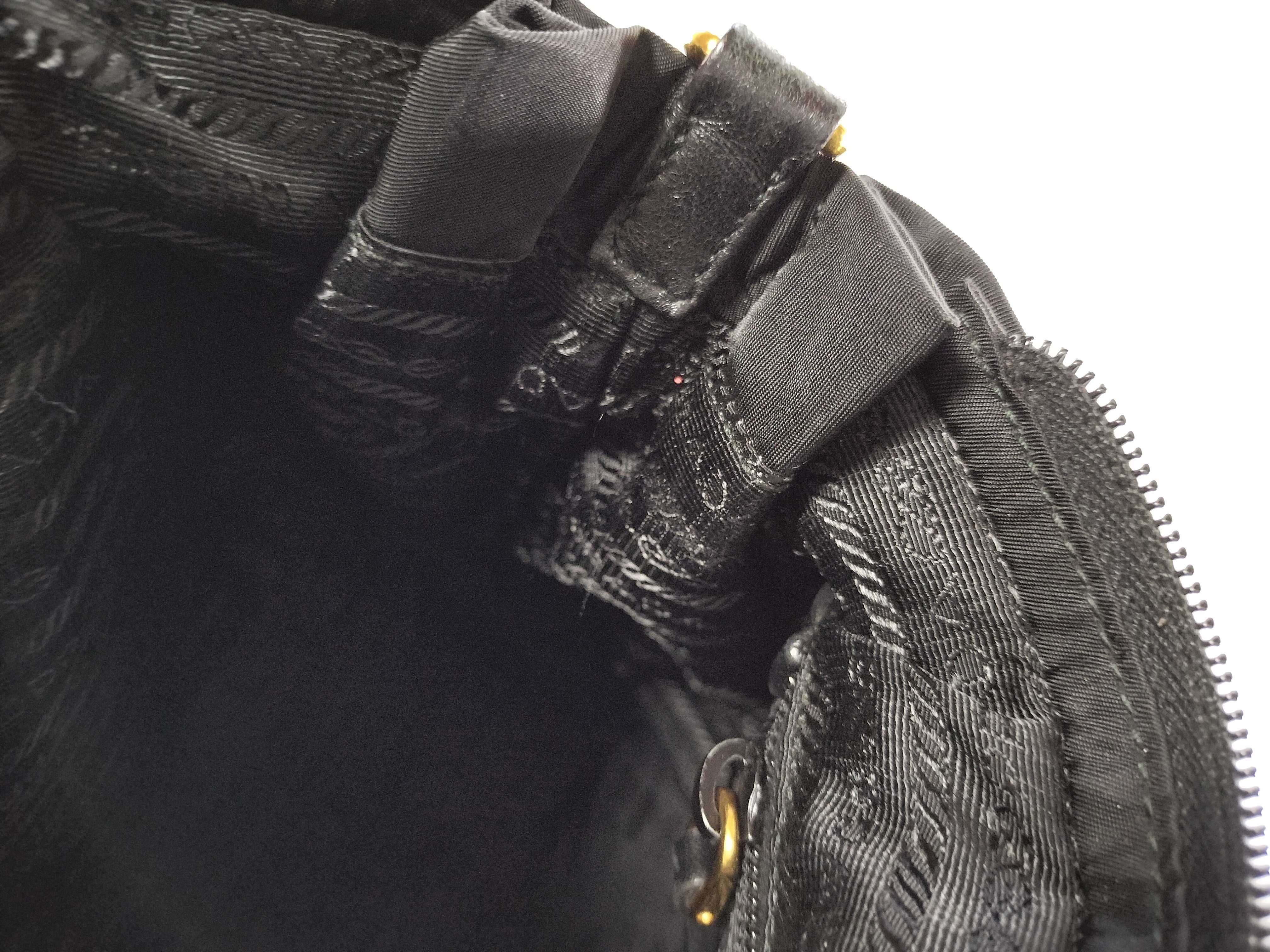 Nylon x Leather 2-Way Tote Bag — view 9