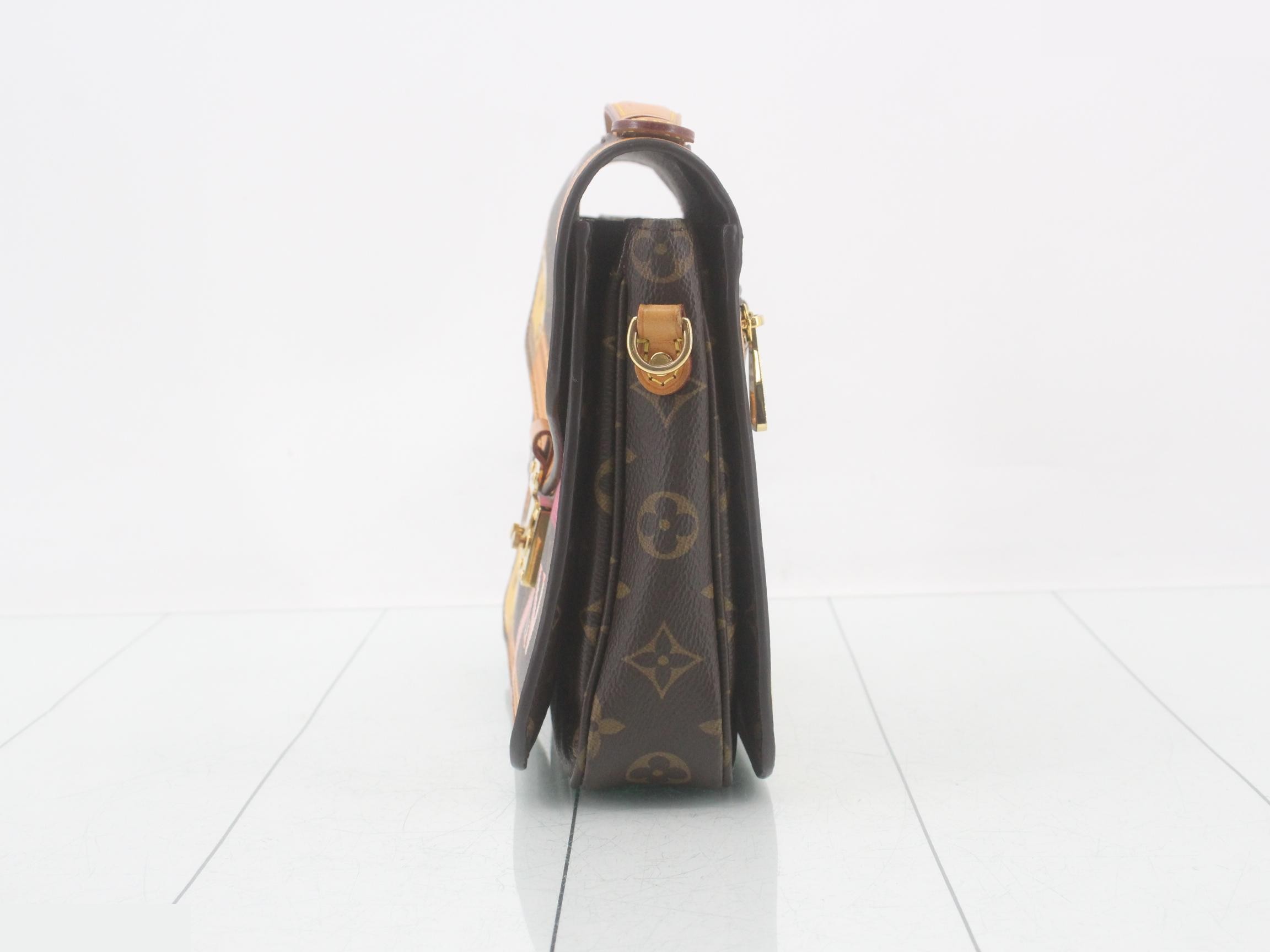 Monogram Summer Trunk Pochette Metis MM 2-Way Handbag — view 3