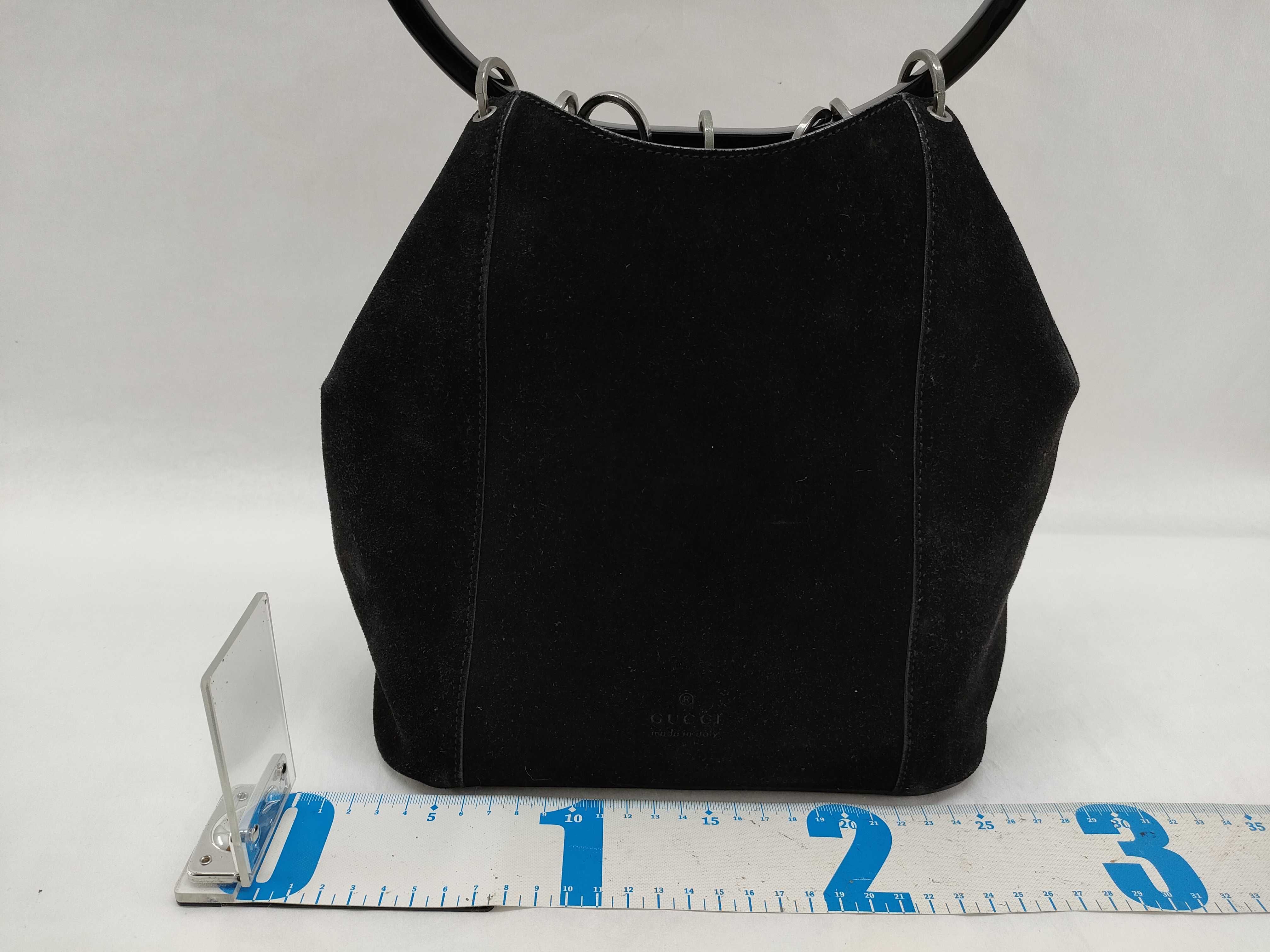 (Tom Ford era) Suede One-Handle Handbag — view 2