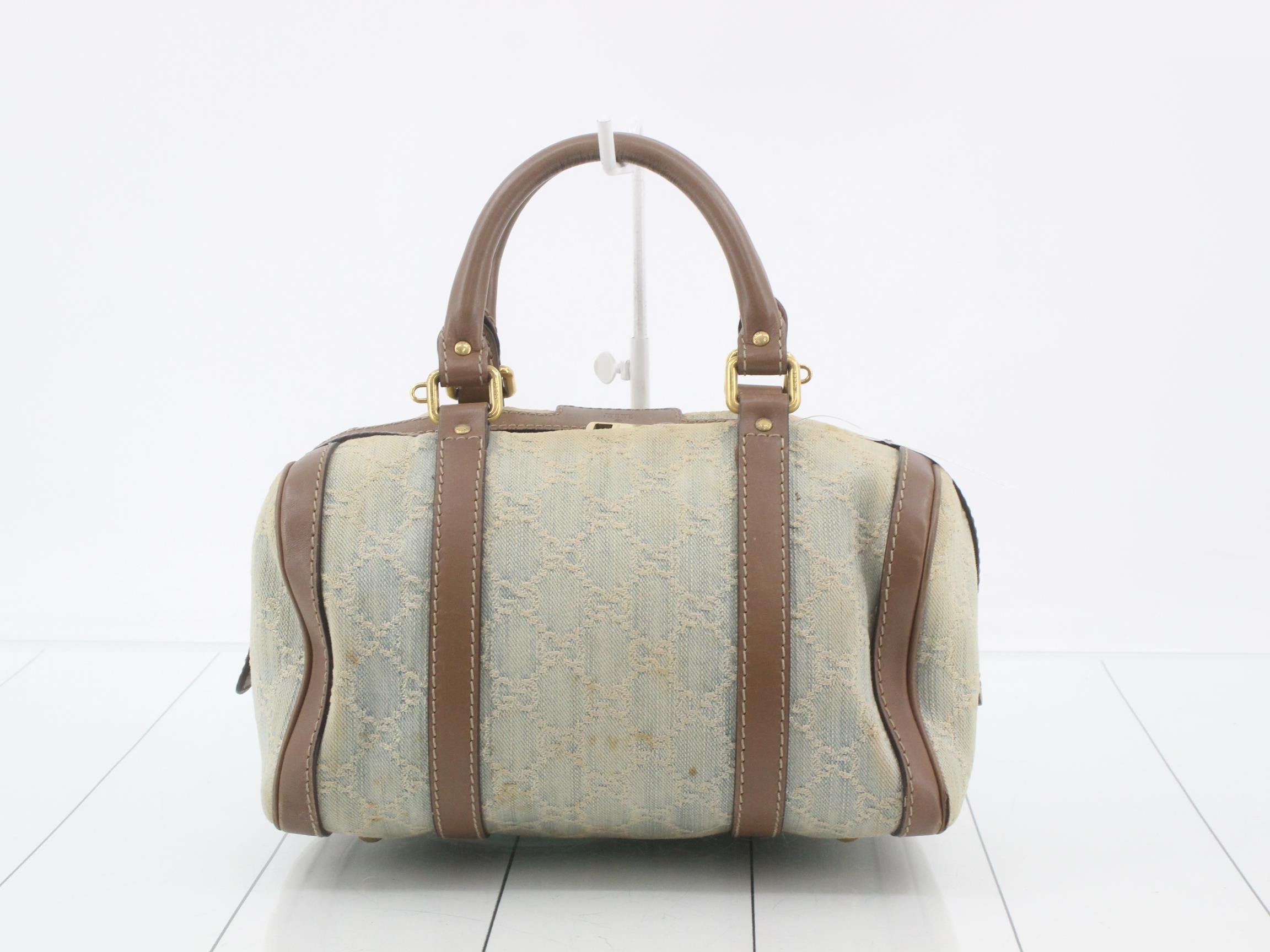GG pattern denim mini Boston bag 269876 — view 2
