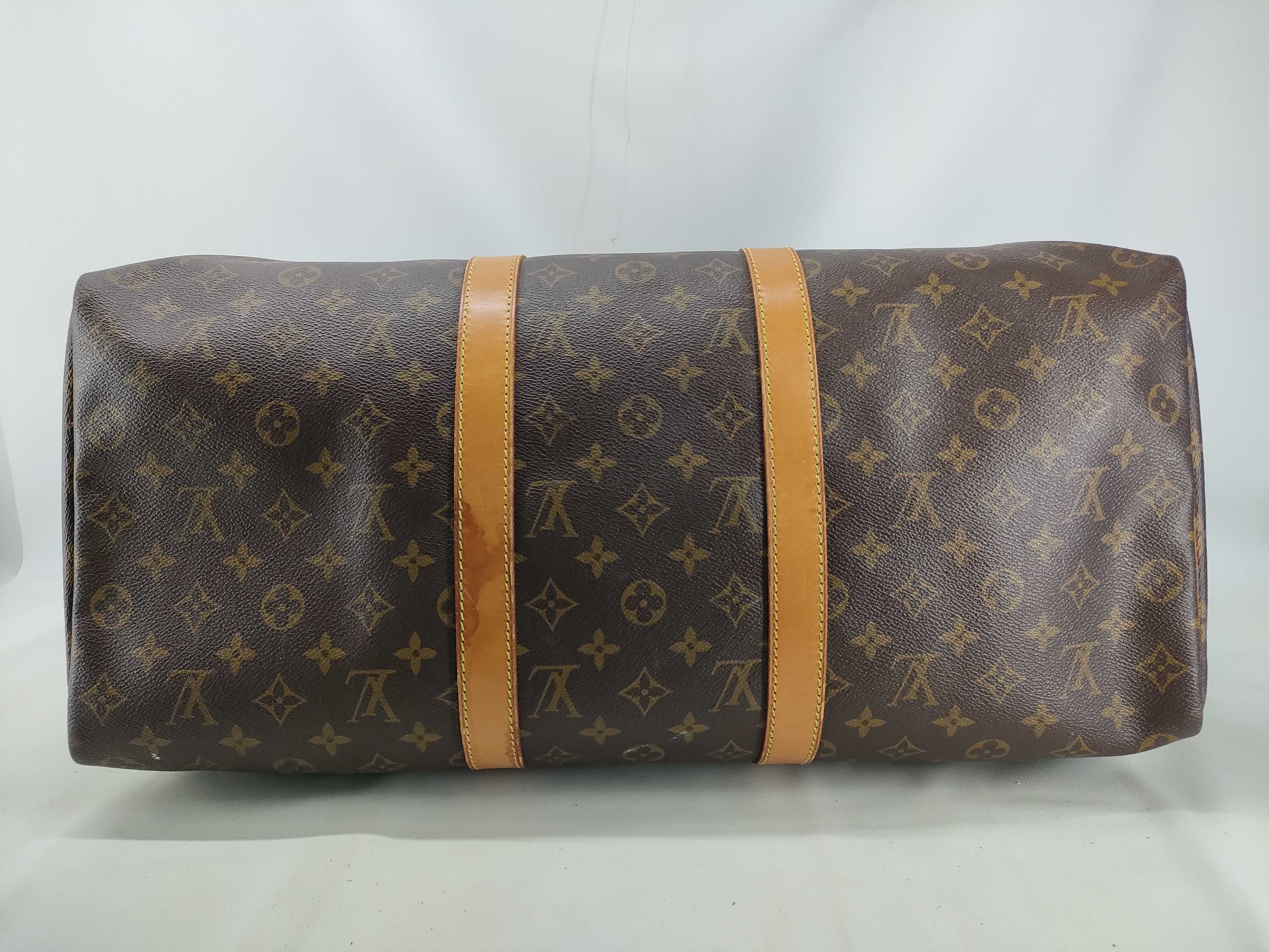 Monogram Louis Vuitton Monogram Keepall 50 Boston Bag — view 3