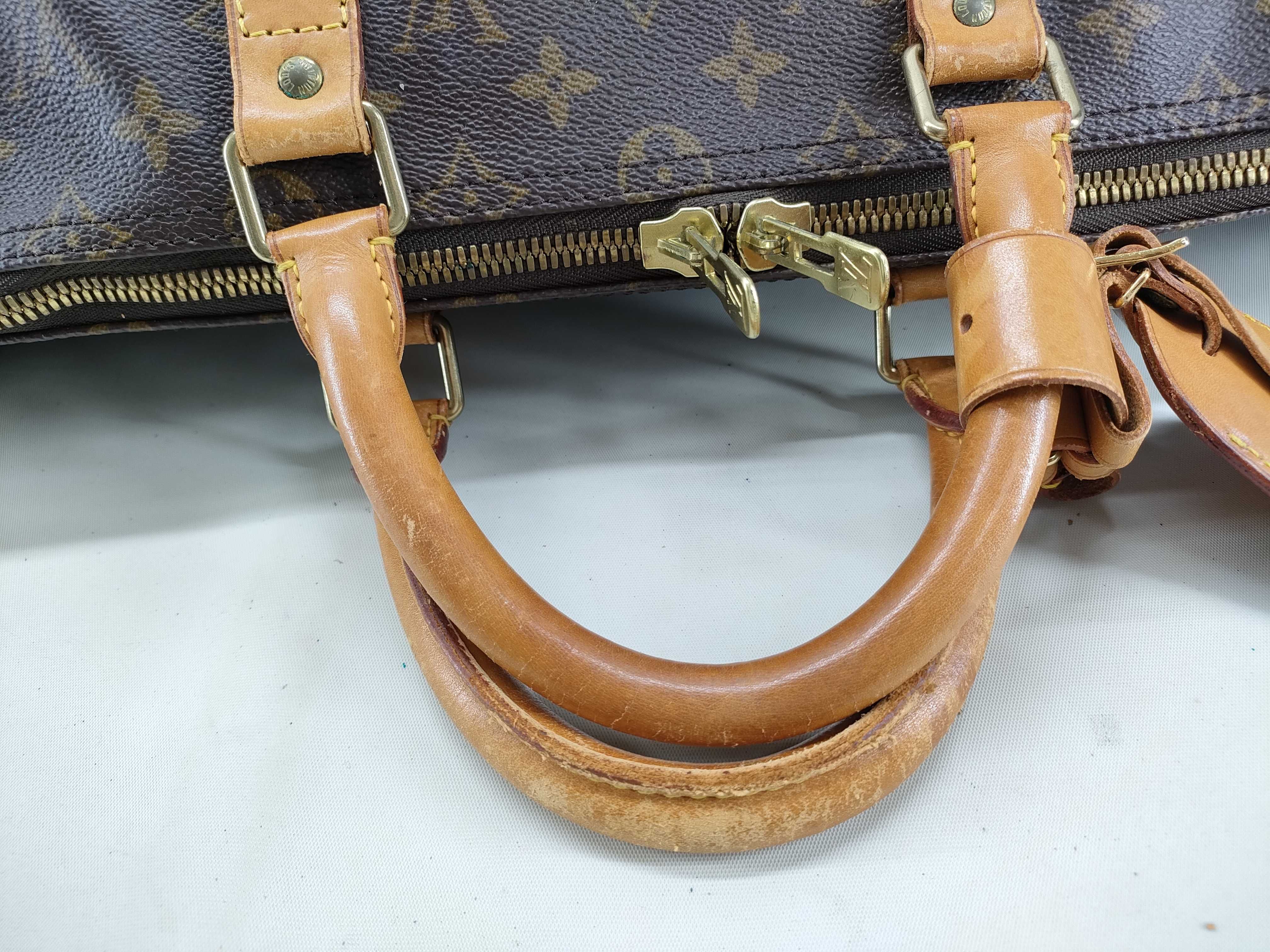 Monogram Louis Vuitton Monogram Keepall 50 Boston Bag — view 6