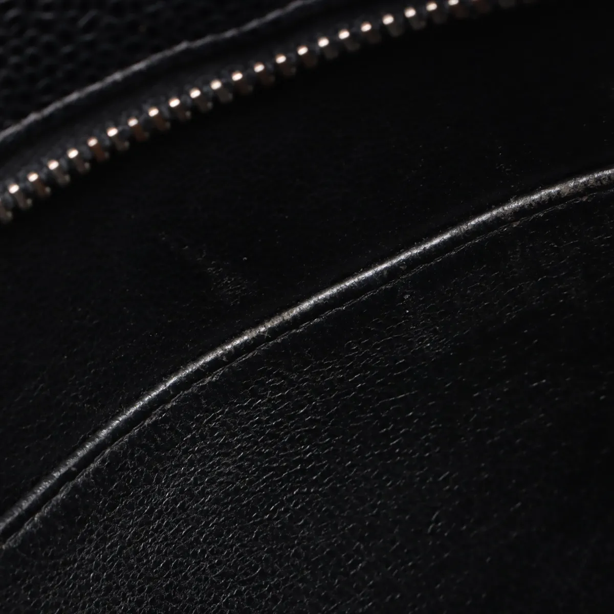 reprint caviar skin tote bag black silver hardware 6554821 No. 6 — view 13