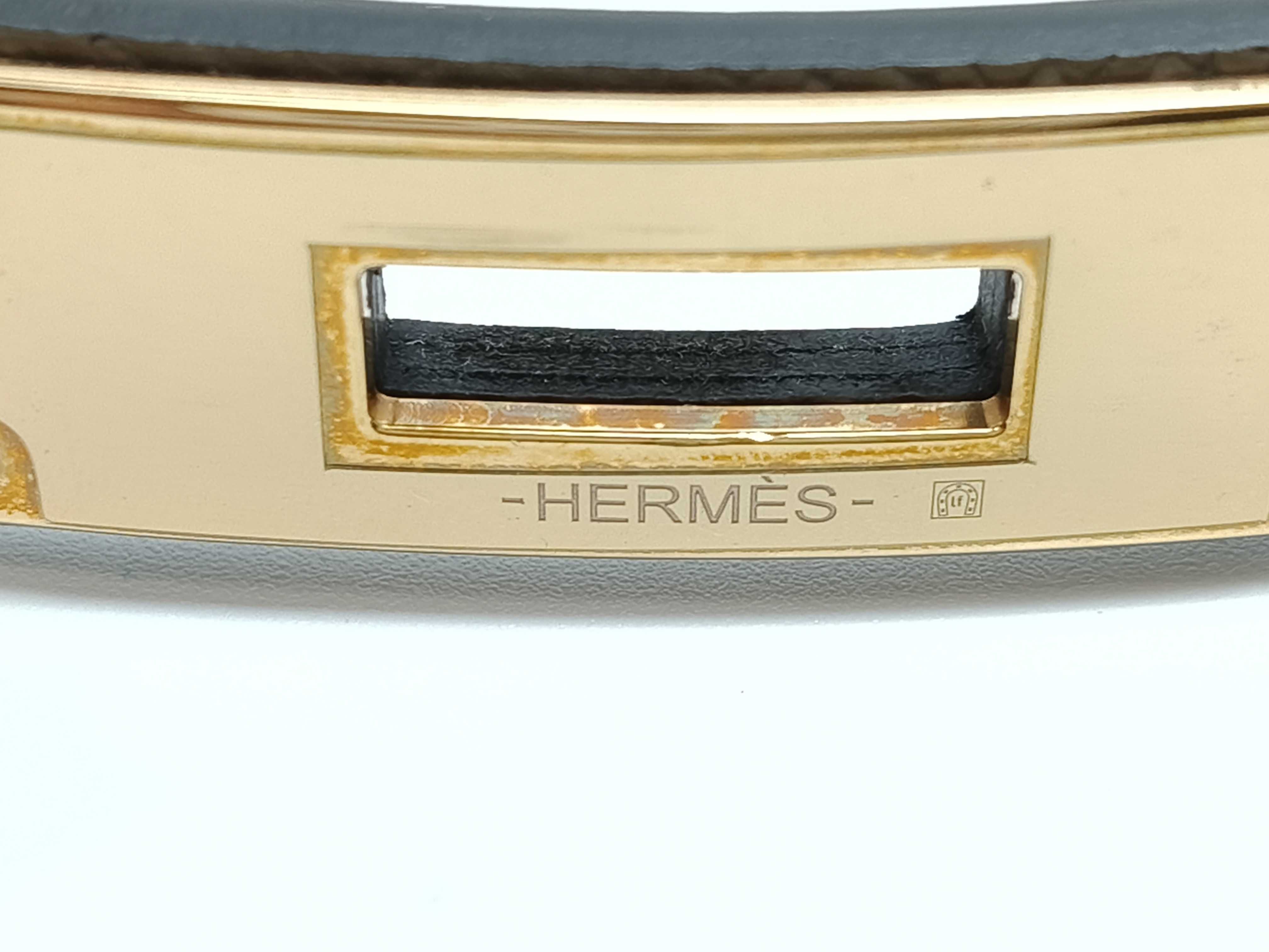 Kelly Belt, Etoupe, Gold Hardware, U Stamp — view 3