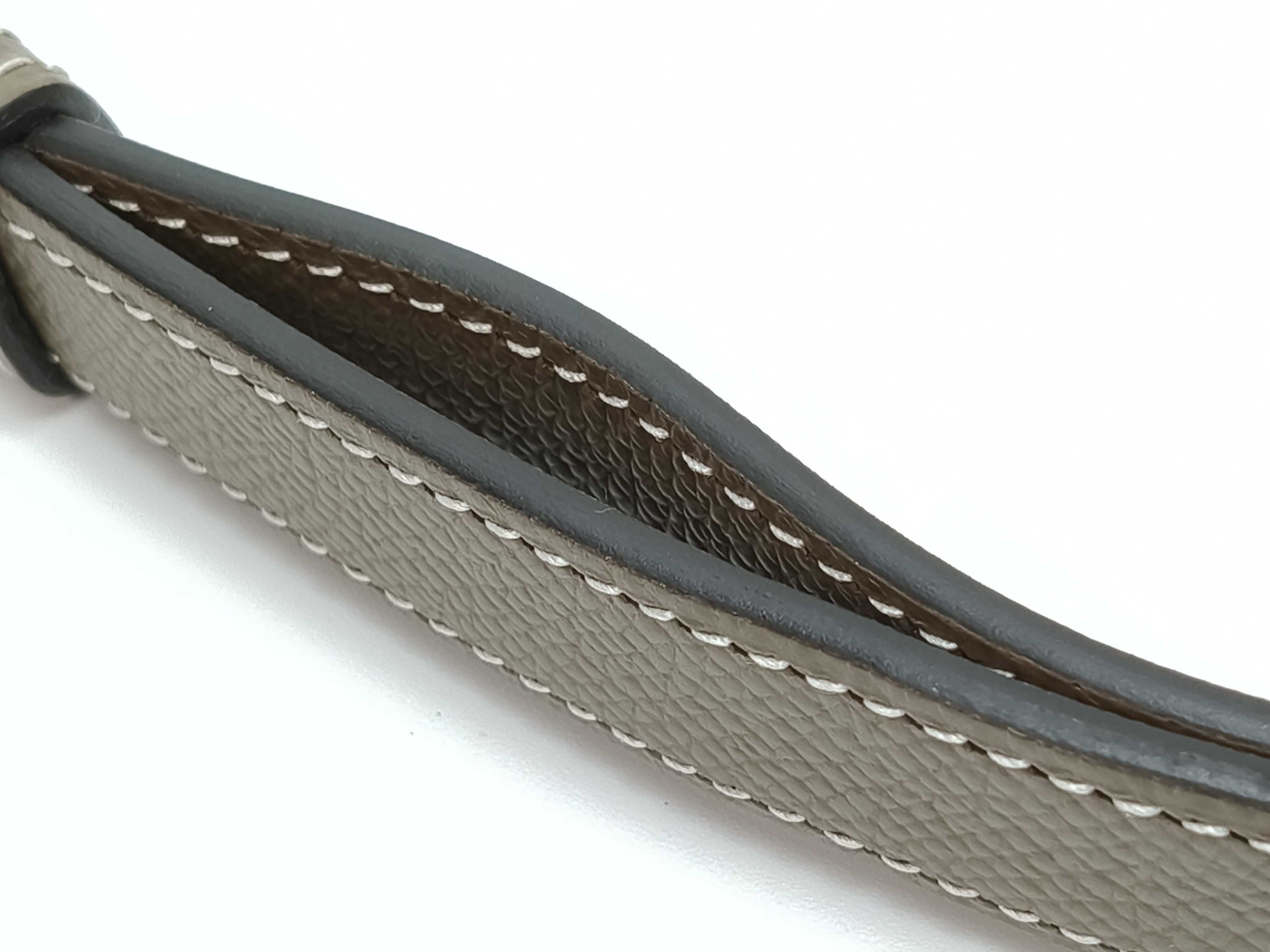 Kelly Belt, Etoupe, Gold Hardware, U Stamp — view 5