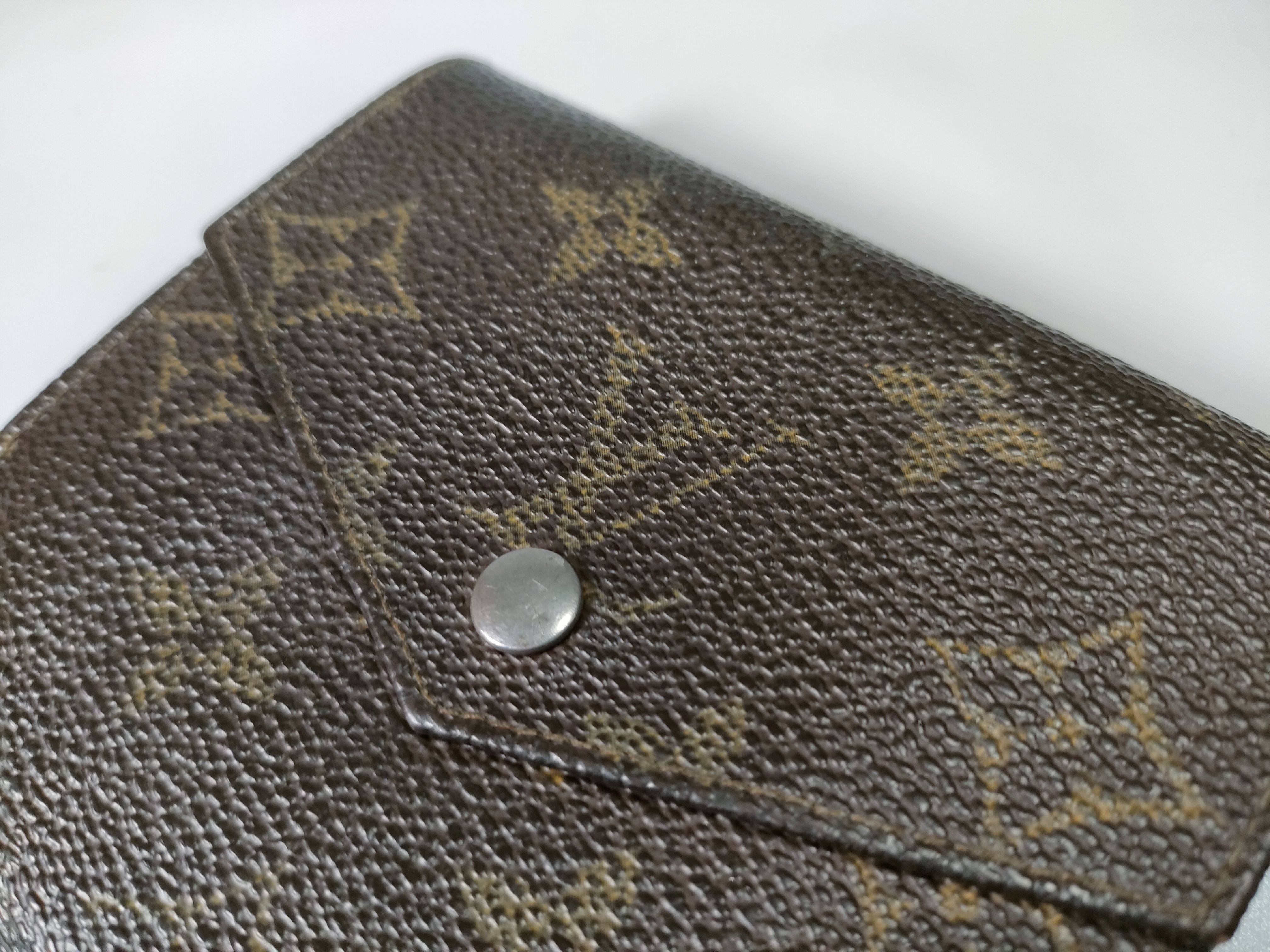 Monogram Wallet with Double Snap Closure — view 7