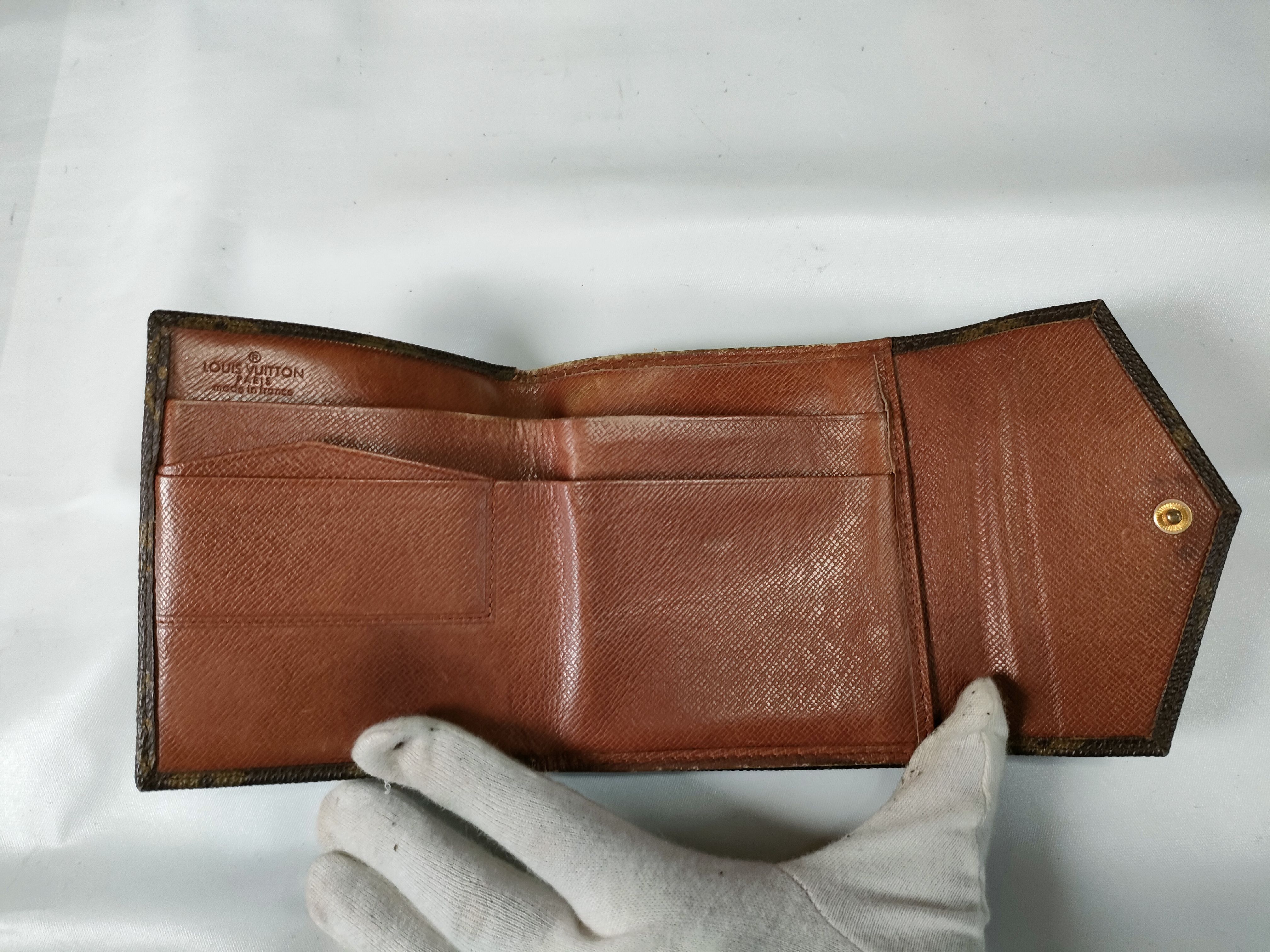 Monogram Wallet with Double Snap Closure — view 8