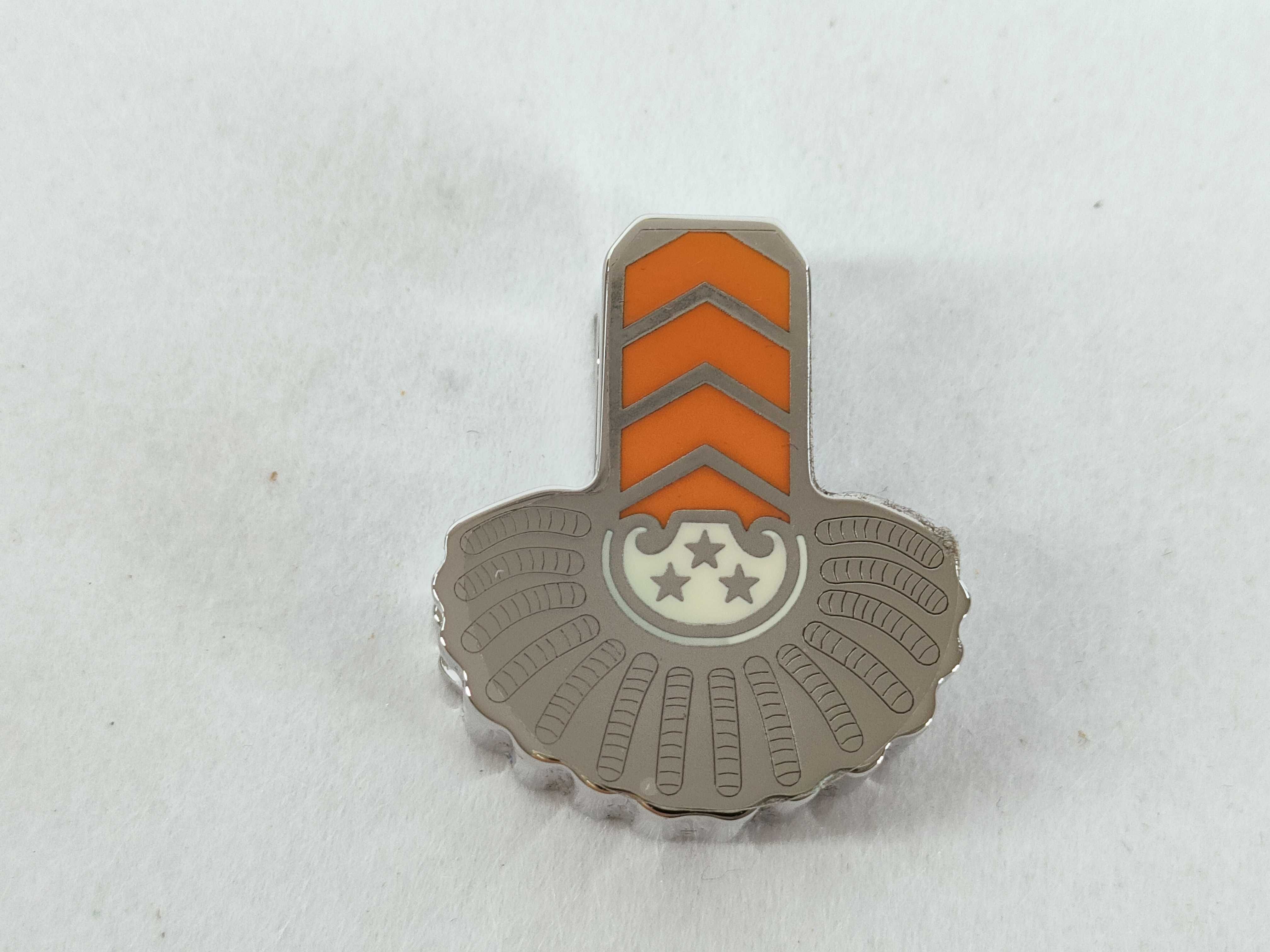 Twilly Ring Epaulet/Metal/Silver x Orange Charm