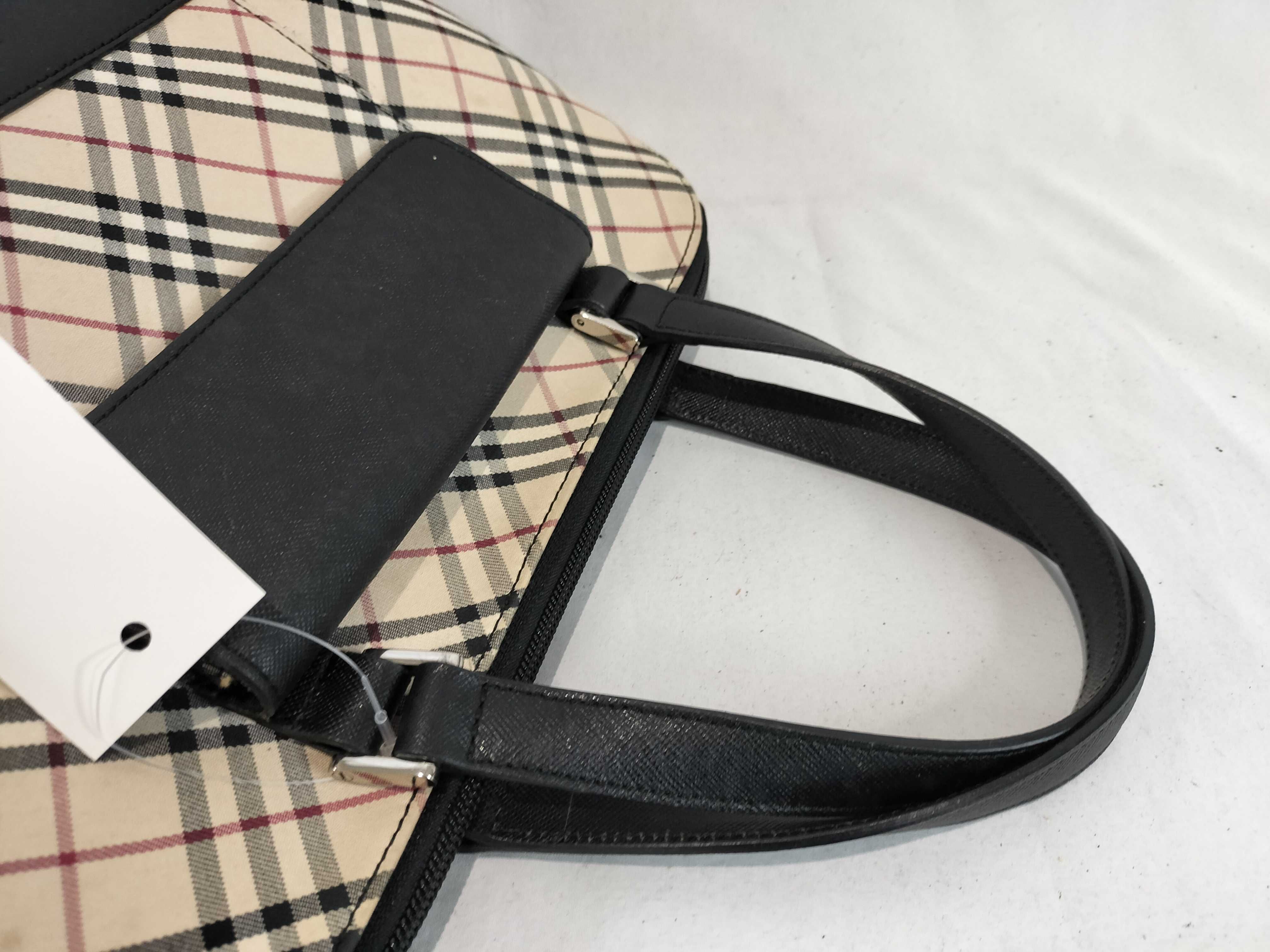 Nova Check Leather Handbag — view 4