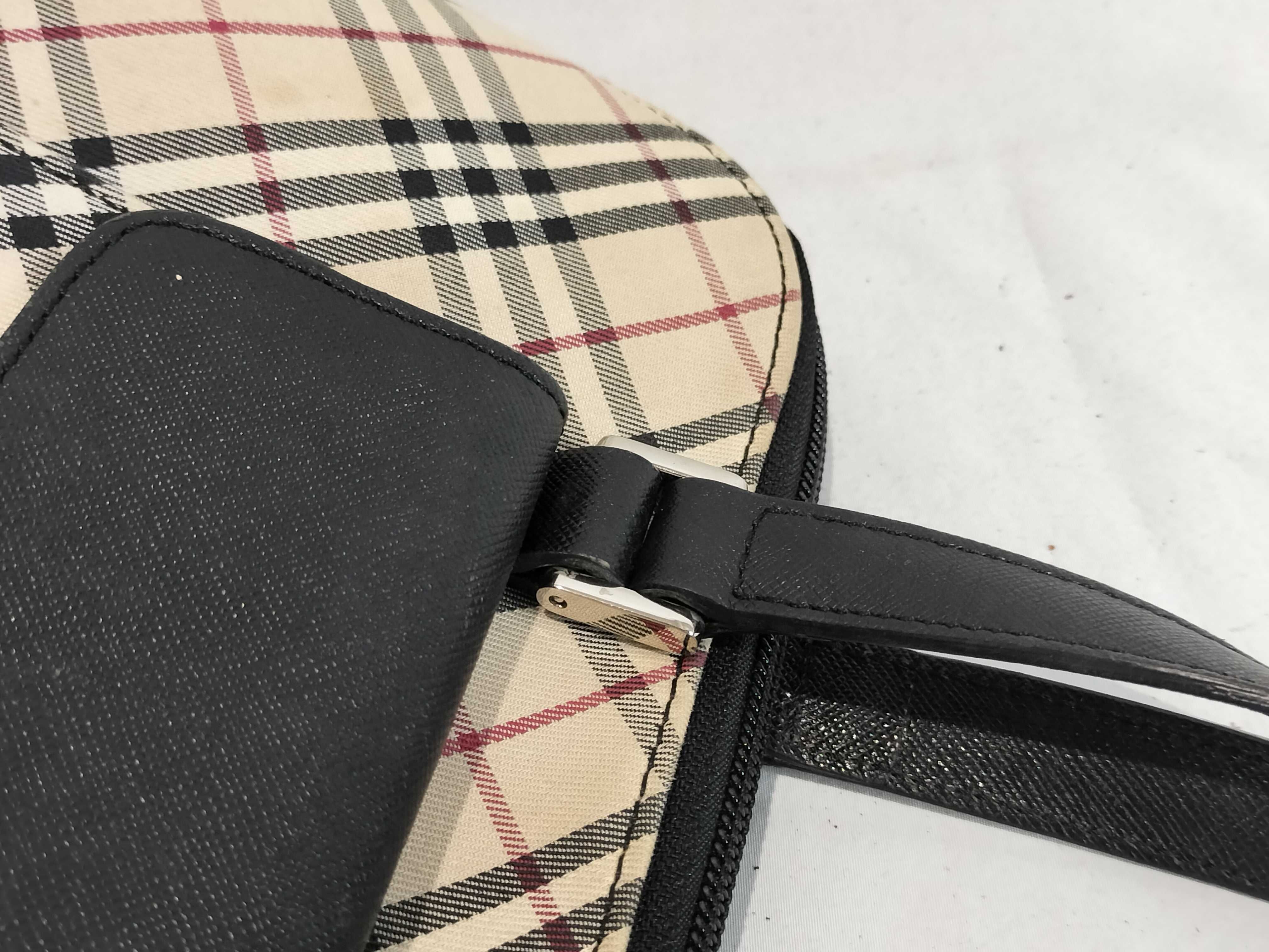Nova Check Leather Handbag — view 6