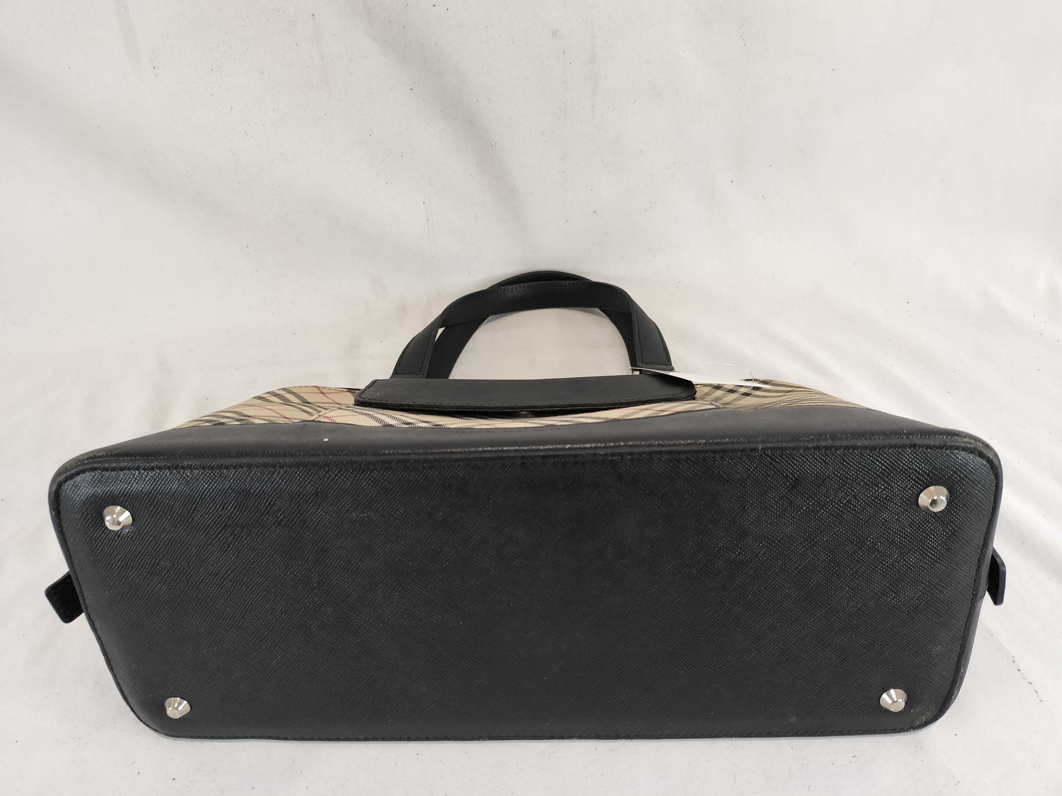 Nova Check Leather Handbag — view 8