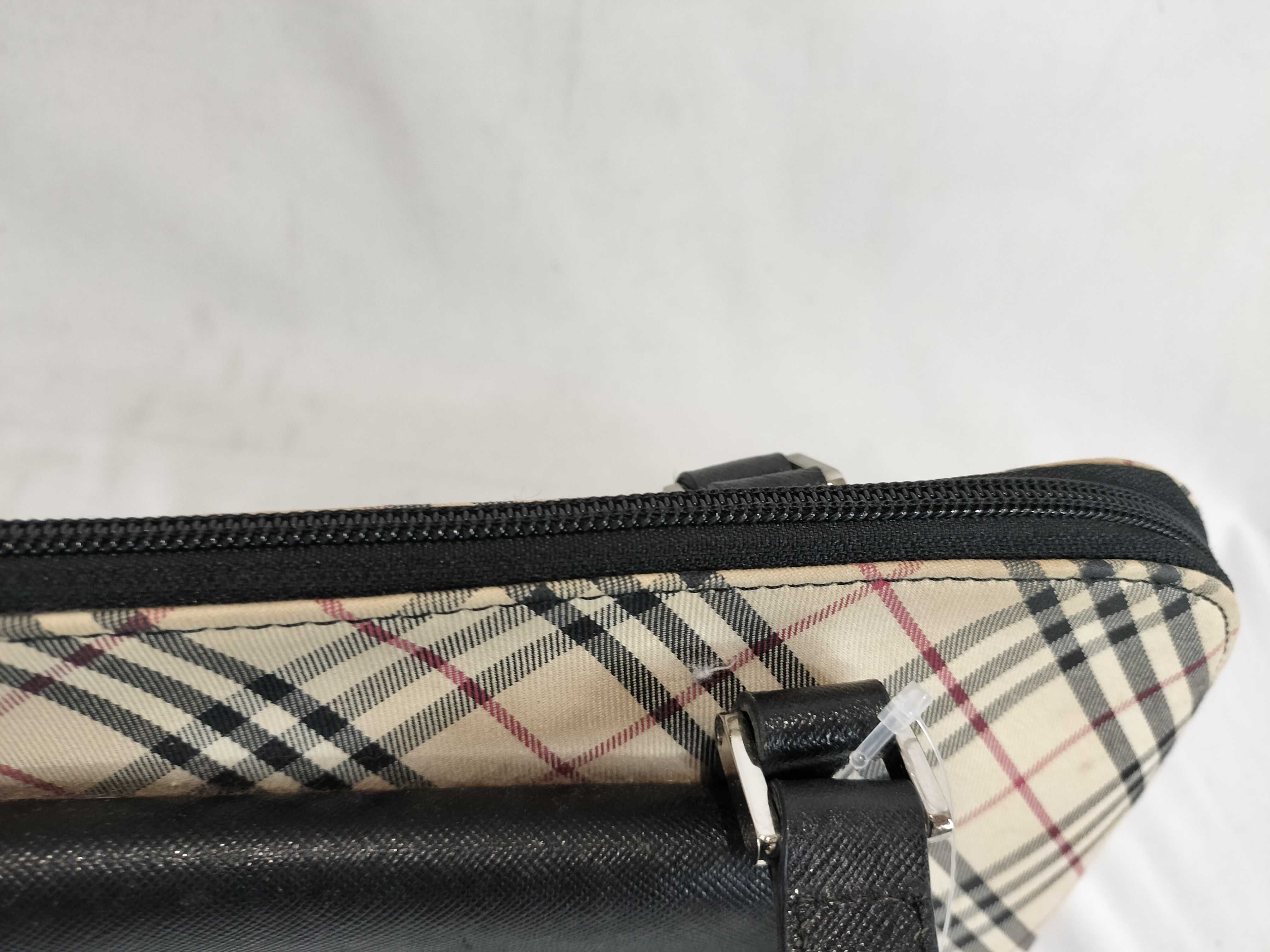 Nova Check Leather Handbag — view 9