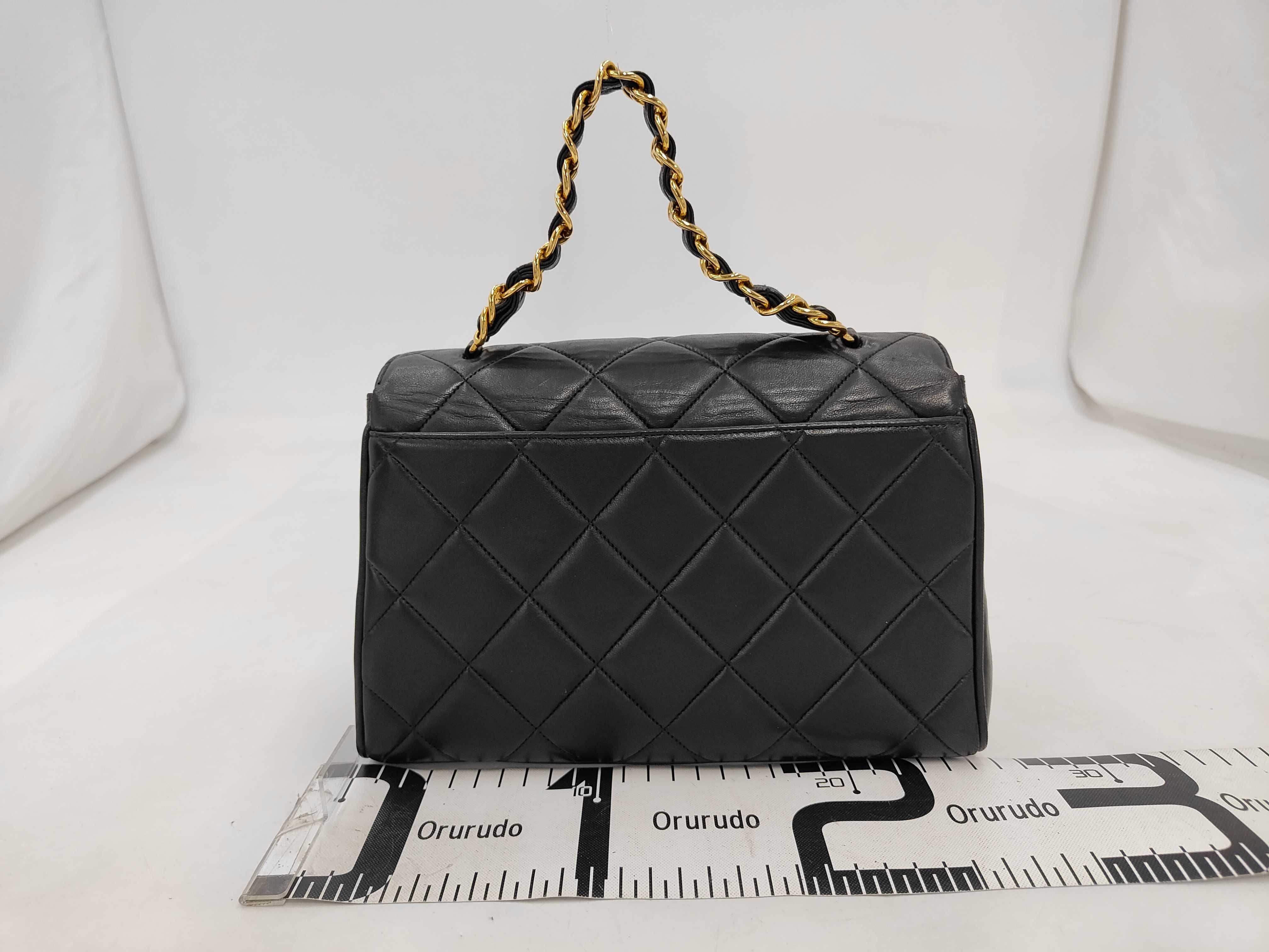Matelassé Lambskin Chain Tote Bag — view 2