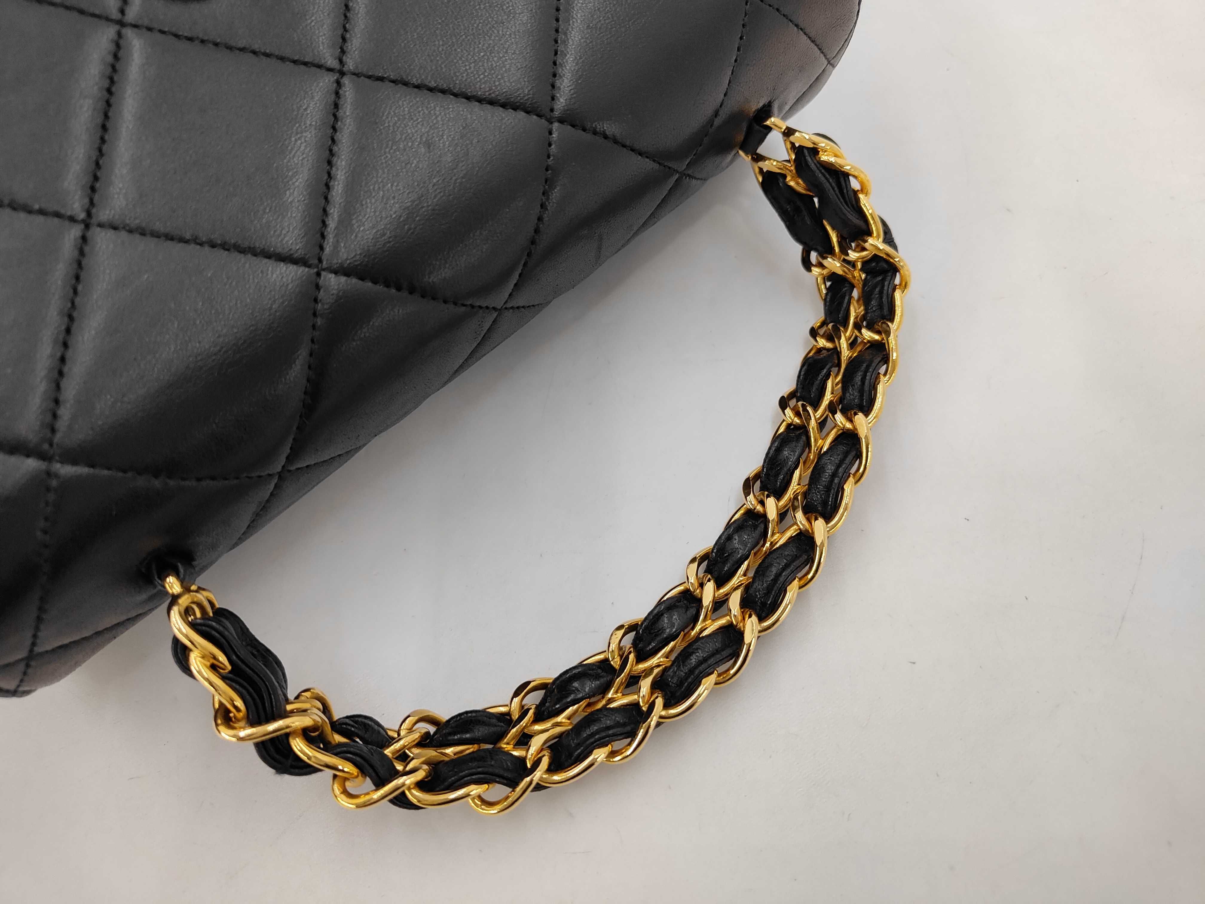 Matelassé Lambskin Chain Tote Bag — view 5