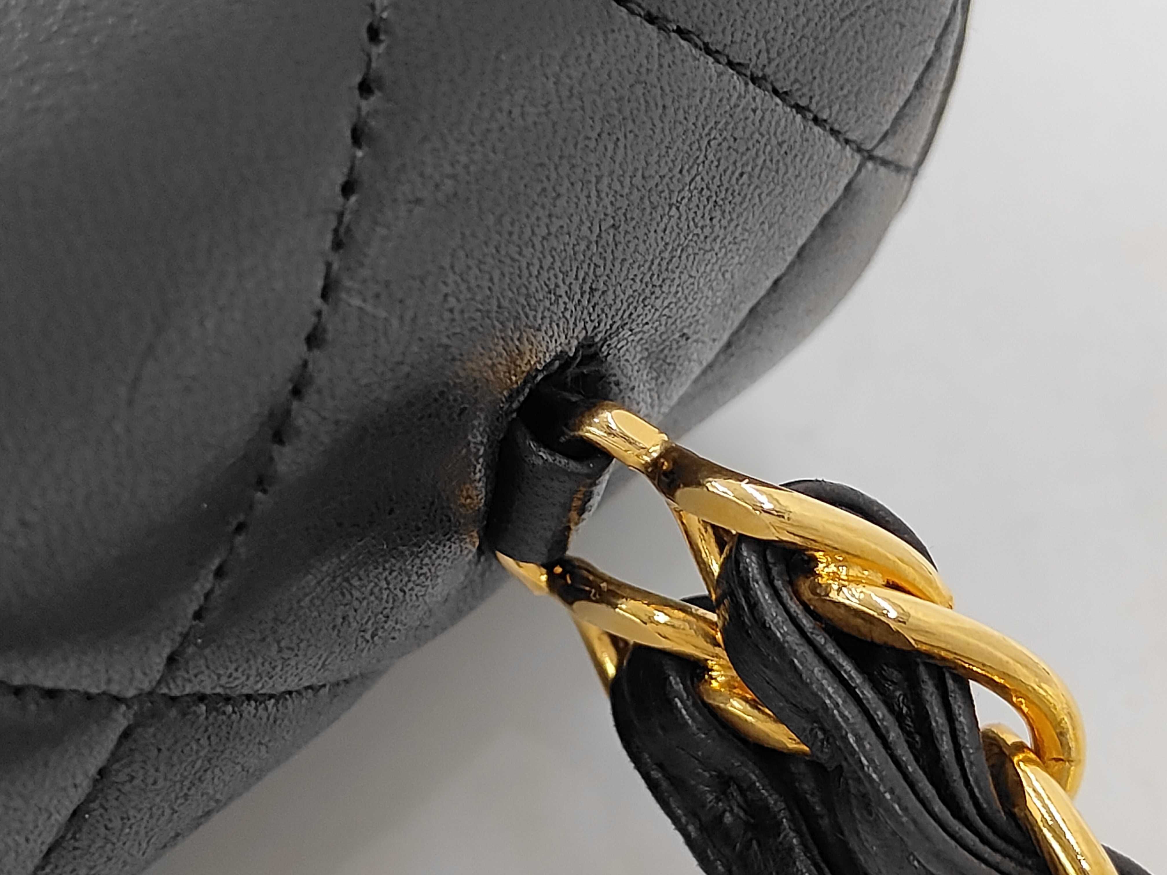 Matelassé Lambskin Chain Tote Bag — view 7