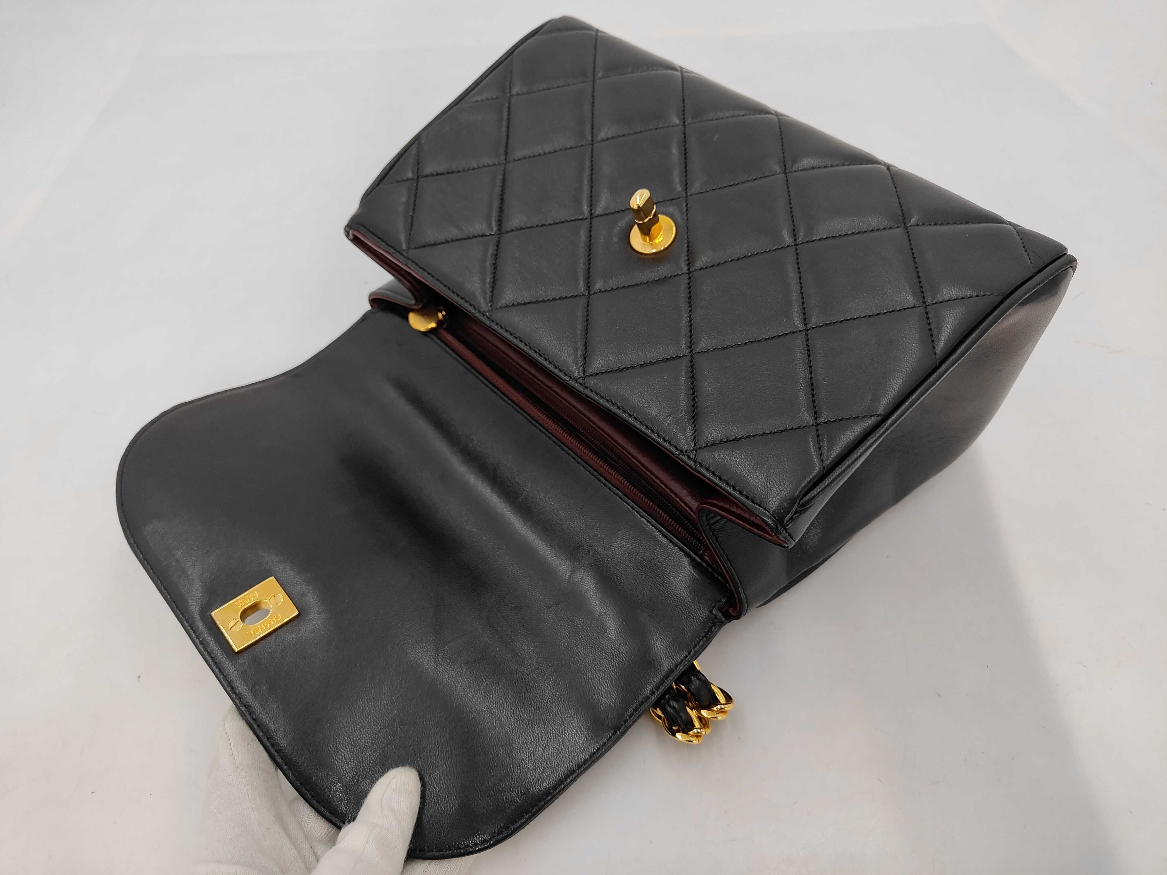 Matelassé Lambskin Chain Tote Bag — view 8