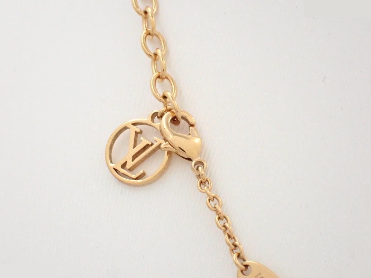 LV Iconic Necklace VA1252 GP Gold Chain approx. 46cm — view 2
