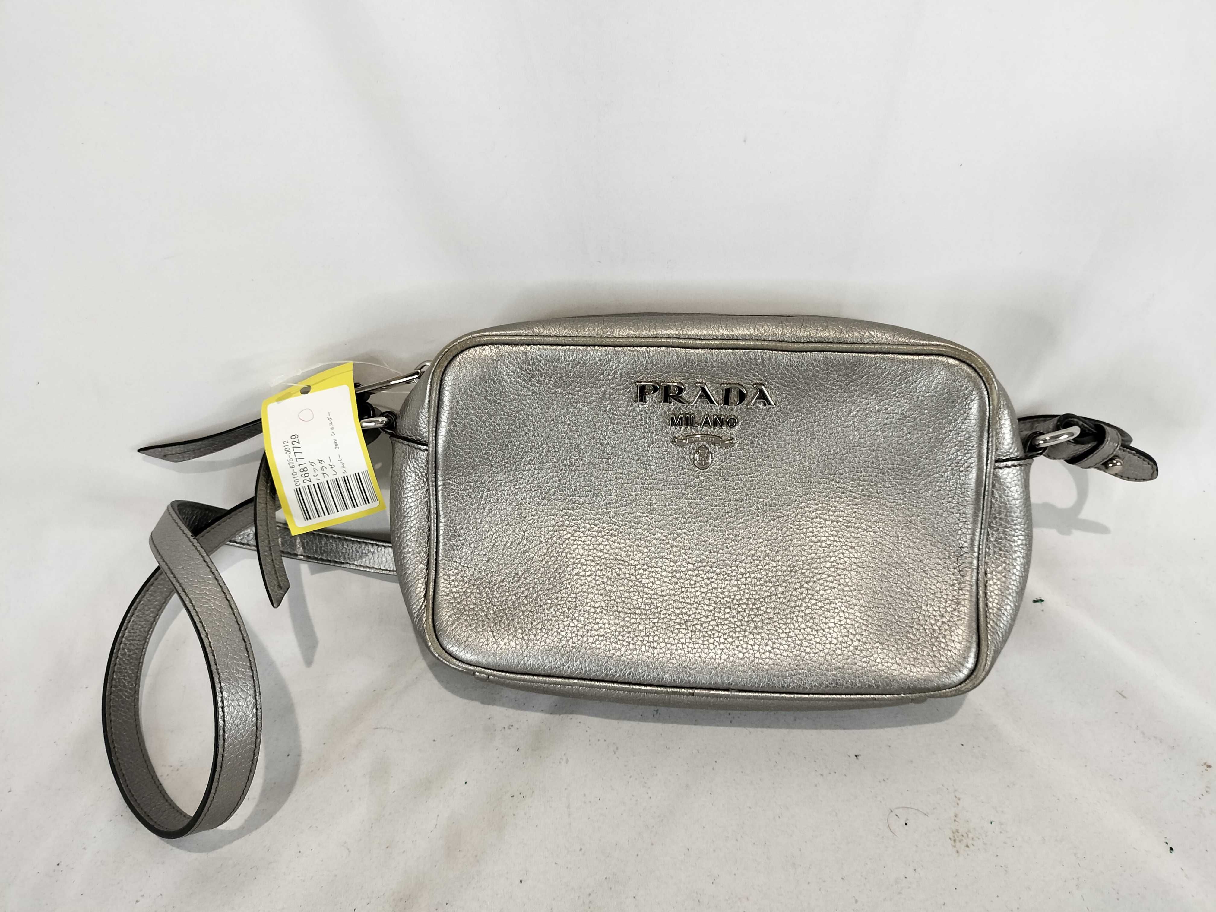 Silver 2-way Shoulder Bag