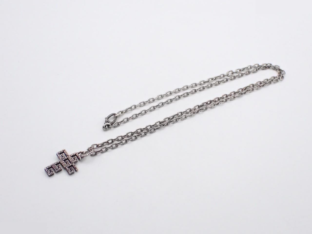 G Cross Necklace, Chain approx. 70cm, 925/21.5g — view 3