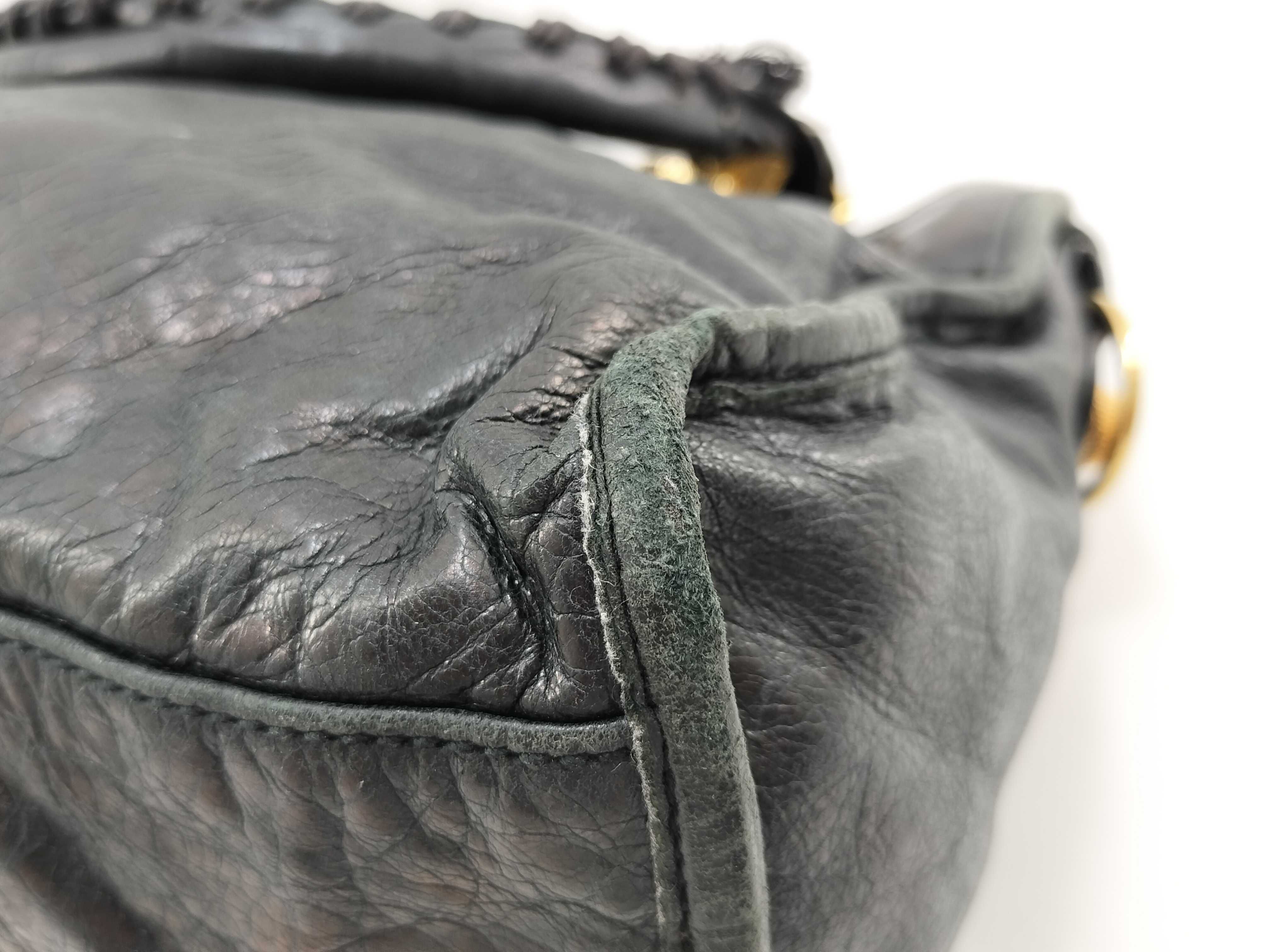 The City Balenciaga The Giant City Leather 2-Way Handbag Black 173084 Handbag — view 8